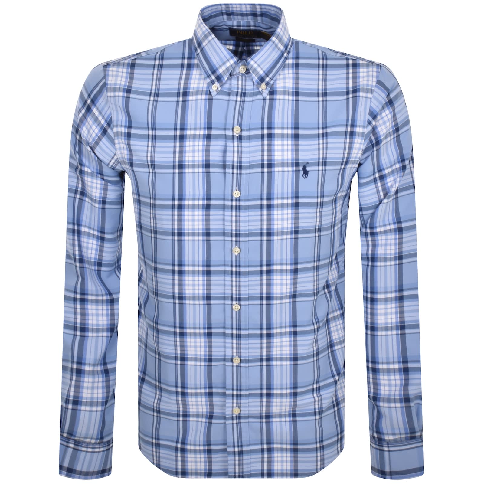 Ralph Lauren Long Sleeve Shirt Blue Mainline Menswear Australia