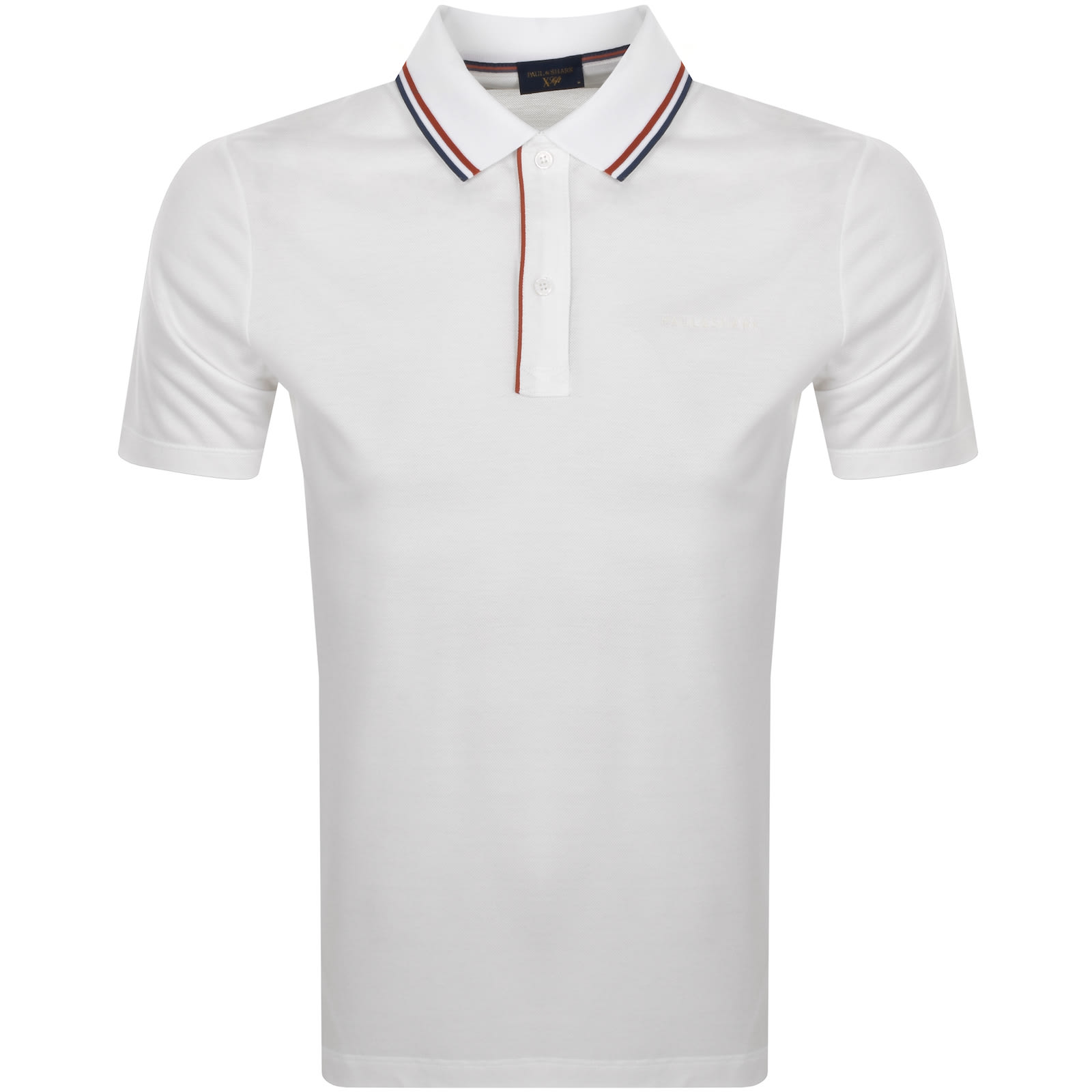 Paul And Shark Short Sleeved Polo T Shirt White