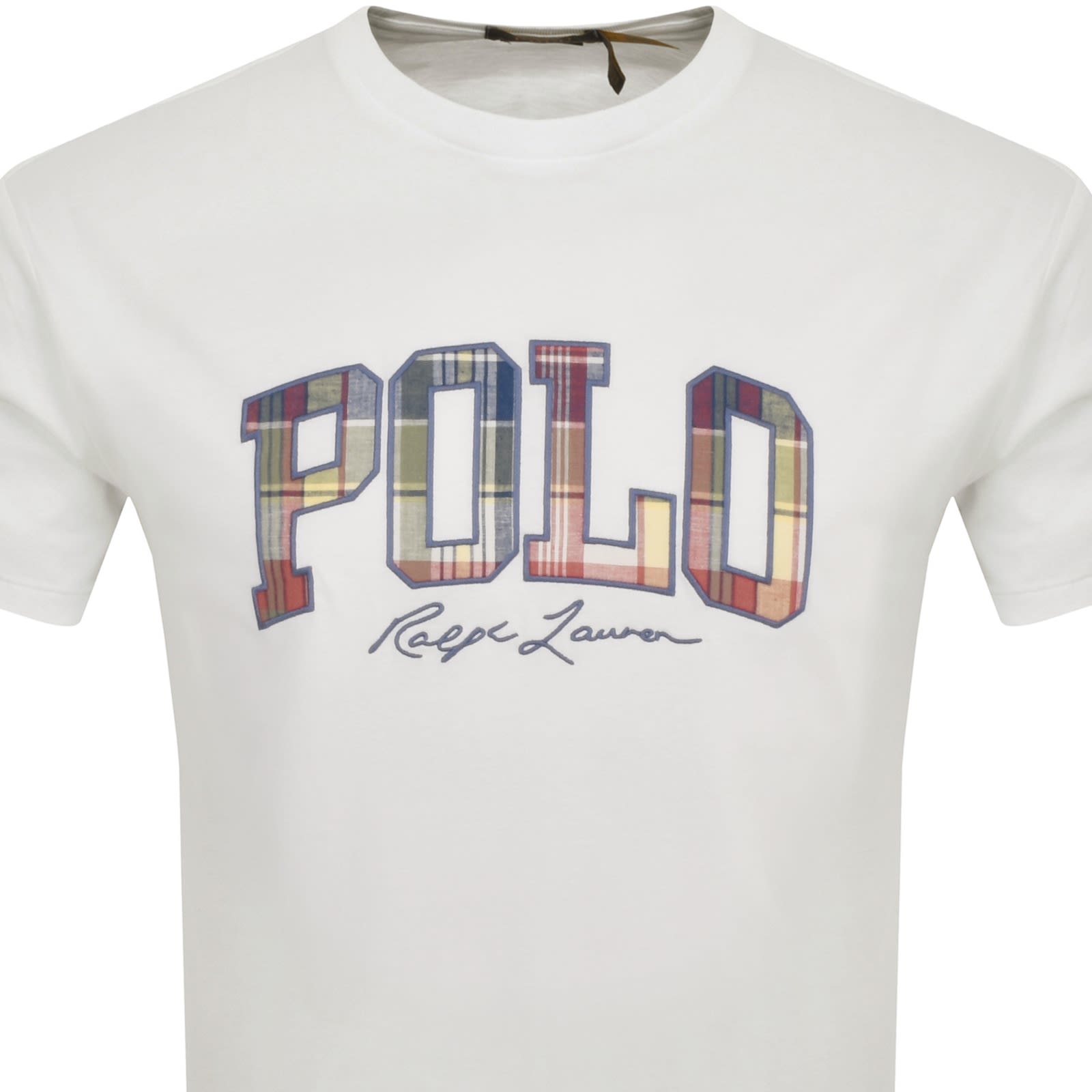 Ralph Lauren Crew Neck T Shirt Off White Mainline Menswear Australia