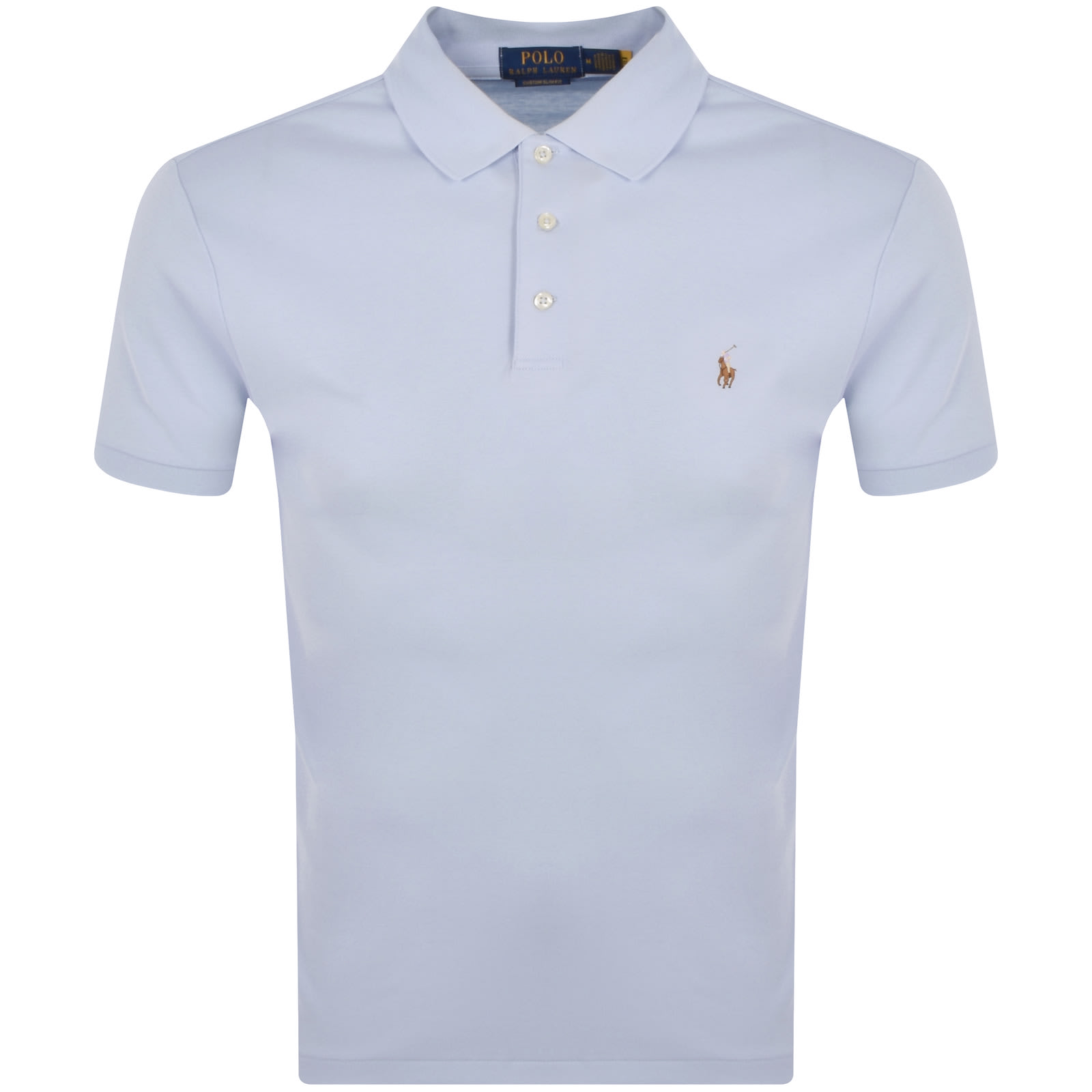 入荷now 口コミ T Polo Fit Slim Custom Lauren Ralph Shirt Mainline | Blue トップス