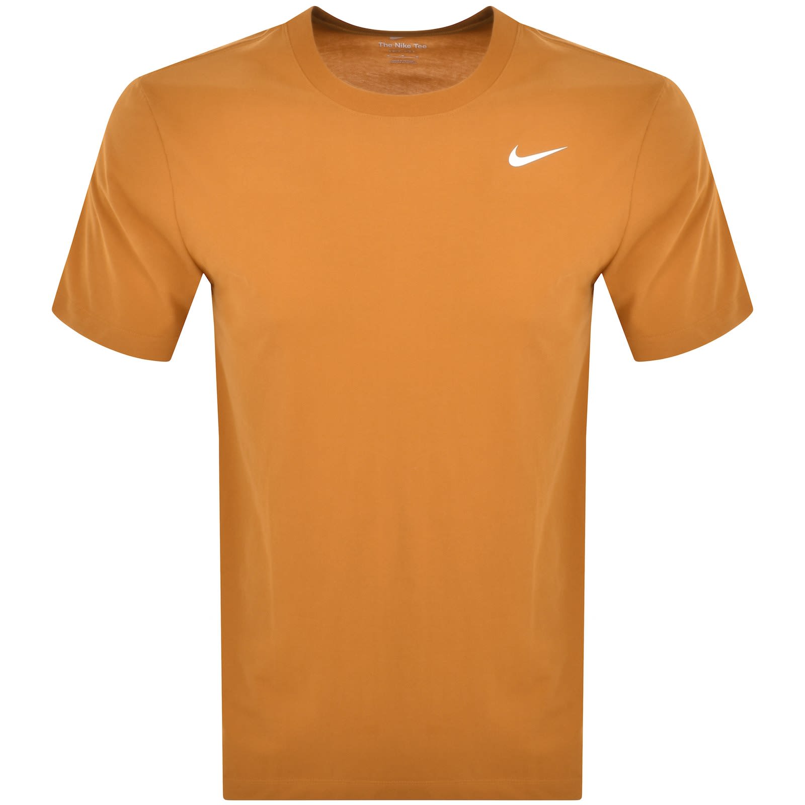 Nike Training Dri Fit Logo T Shirt Orange