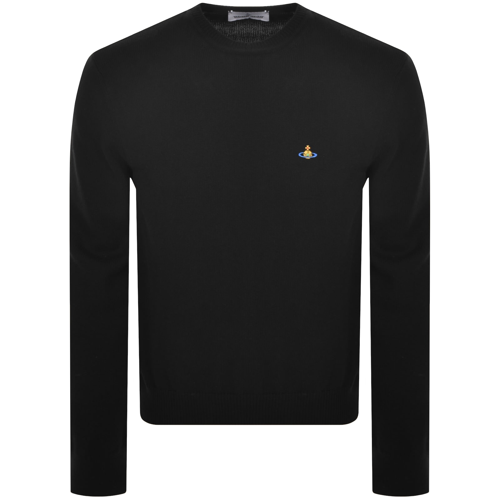 Vivienne Westwood Alex Round Neck Jumper Black Mainline Menswear Denmark