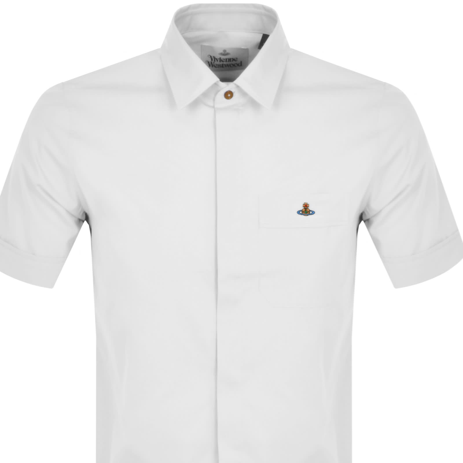 Vivienne Westwood Short Sleeved Shirt White Mainline Menswear United States