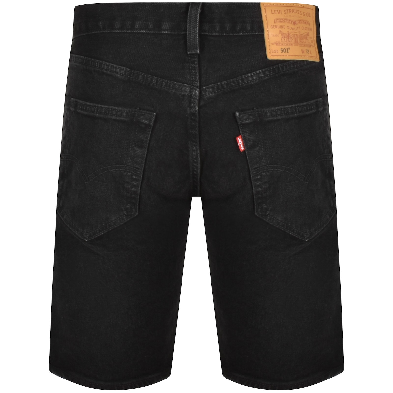 Levis 501 Original Shorts Black Mainline Menswear Ireland