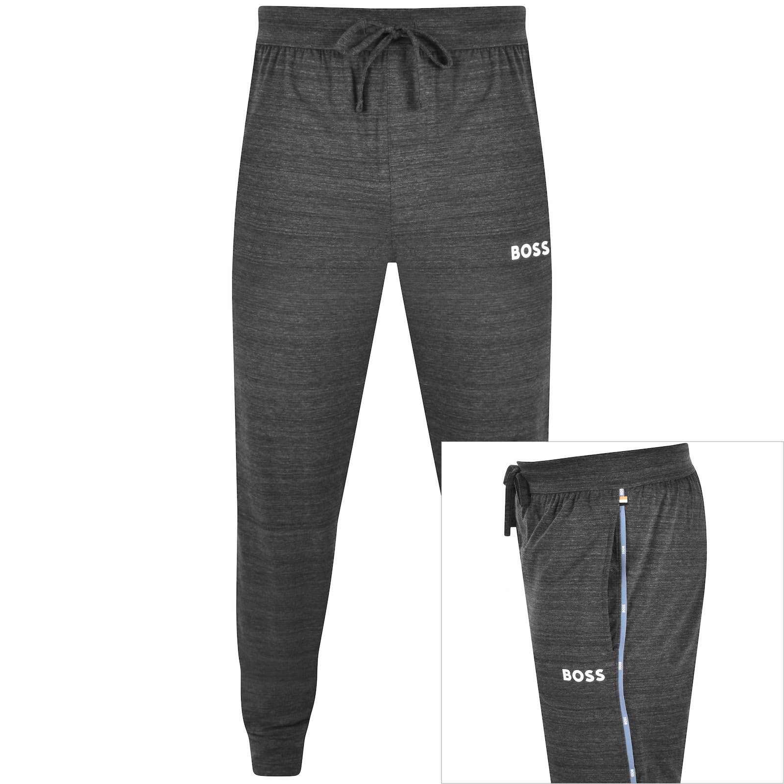 Boss grey joggers sales