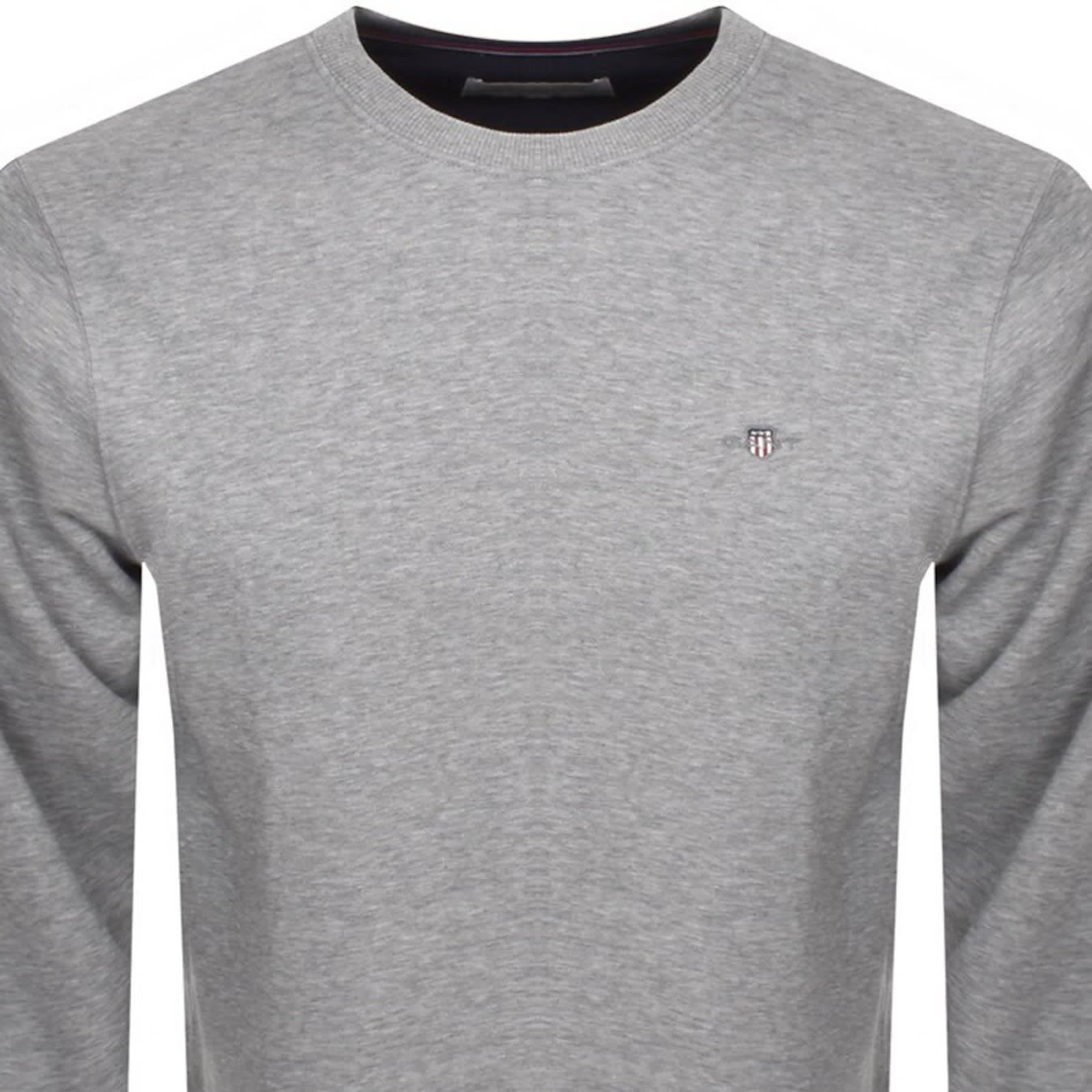 Gant Regular Shield Crew Neck Sweatshirt Grey