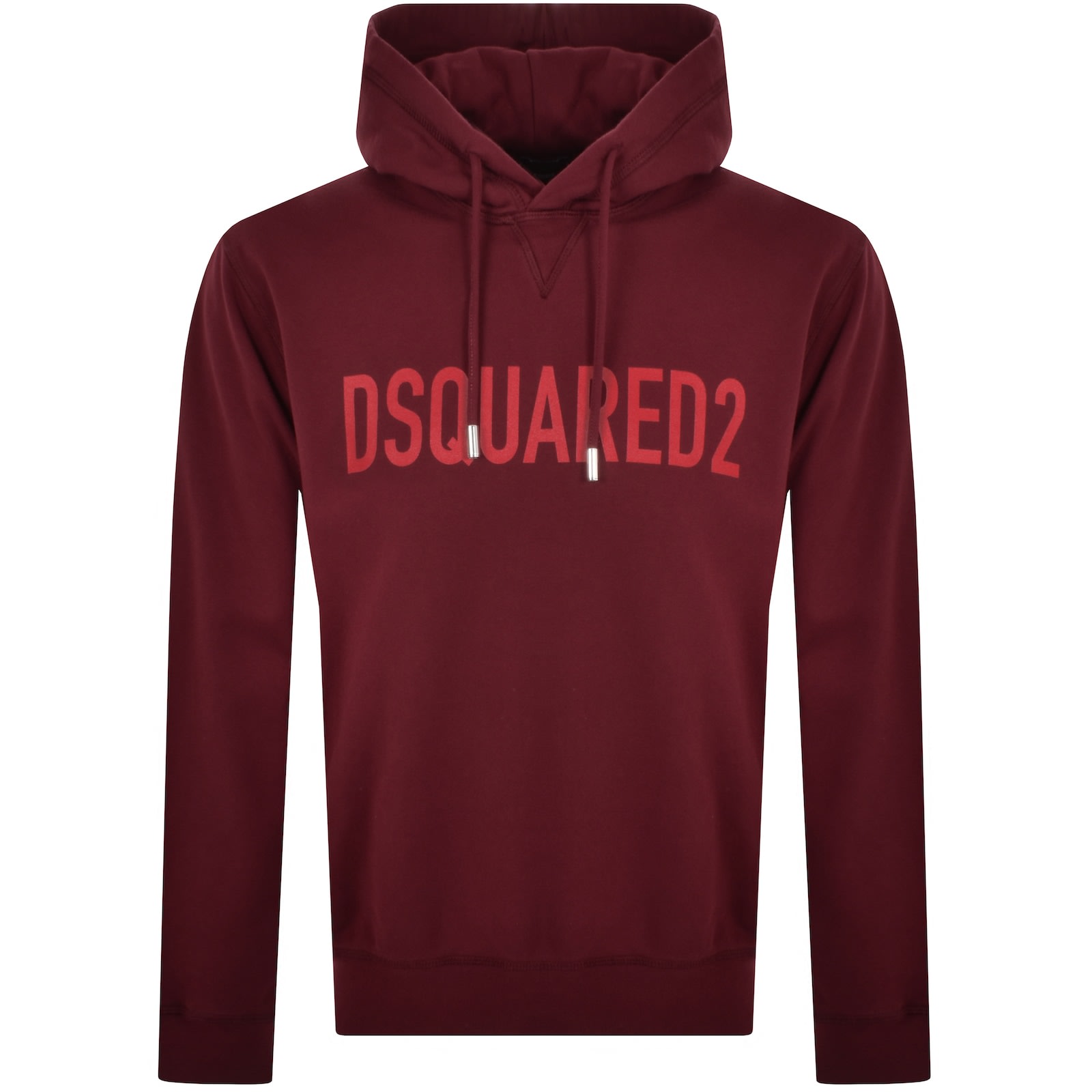 DSQUARED2 Logo Pullover Hoodie Red Mainline Menswear Denmark