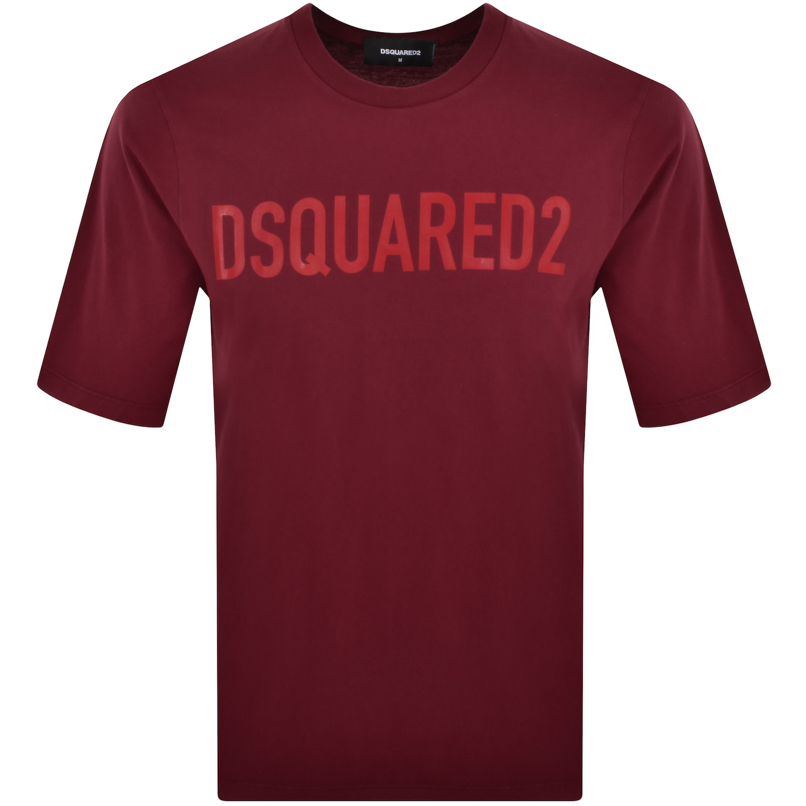 DSQUARED2 Icon Logo Loose Fit T Shirt Red | Mainline Menswear United States