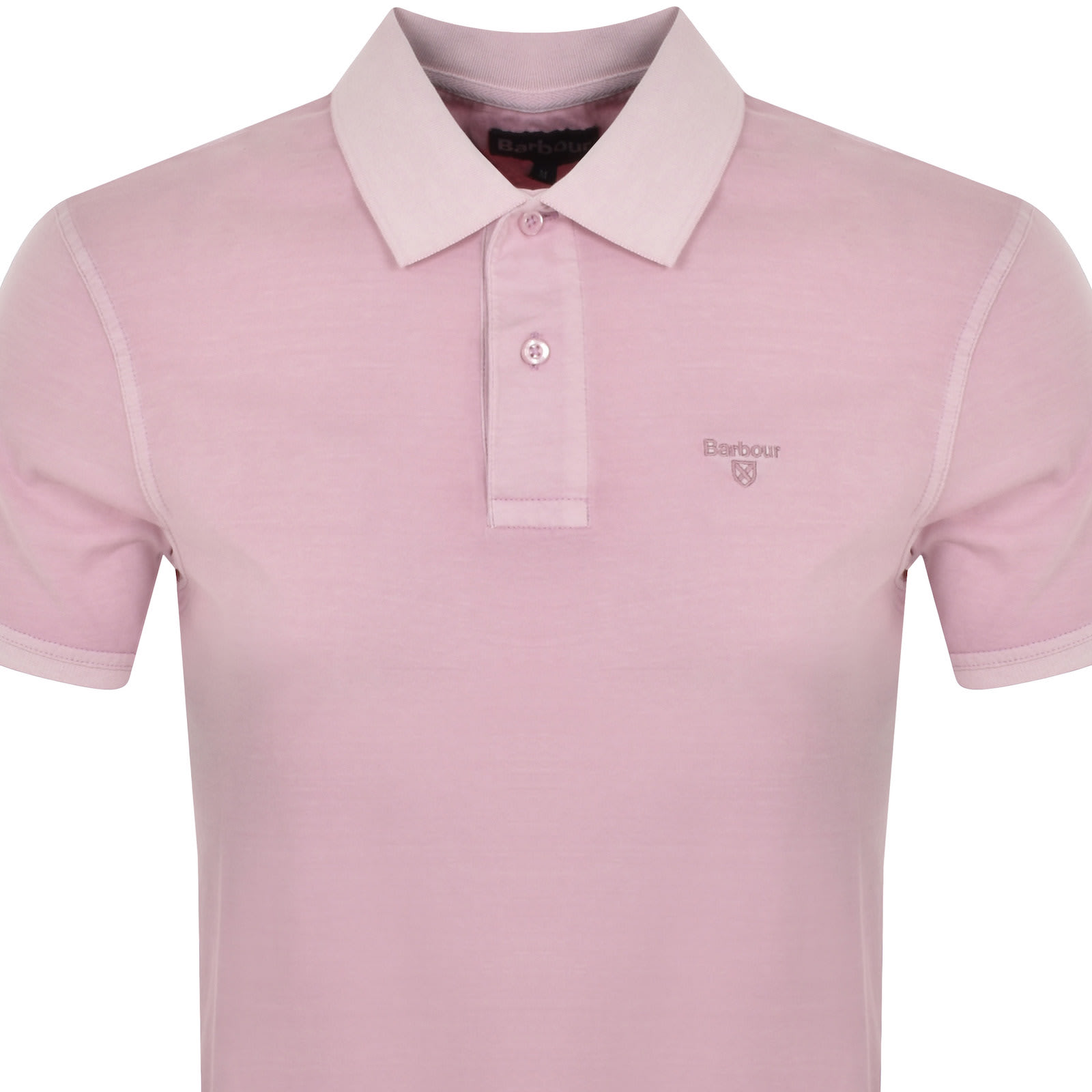 Barbour pink polo shirt deals