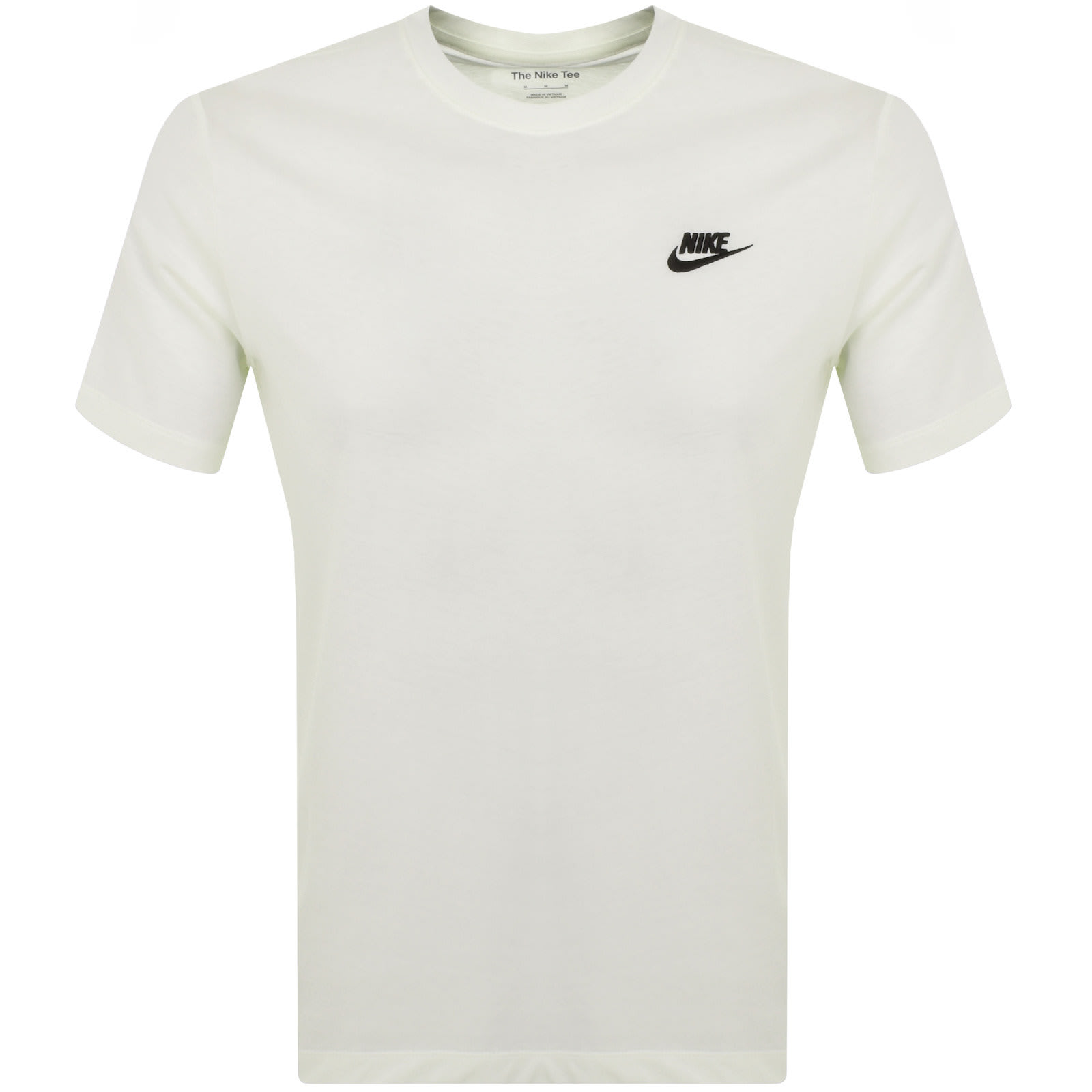 Nike Crew Neck Club T Shirt White Mainline Menswear