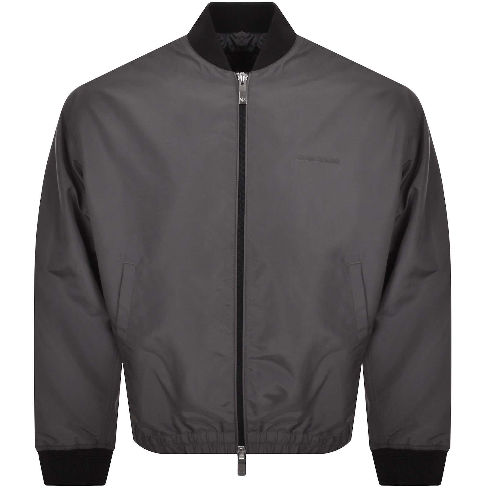 Armani exchange leather jacket clearance