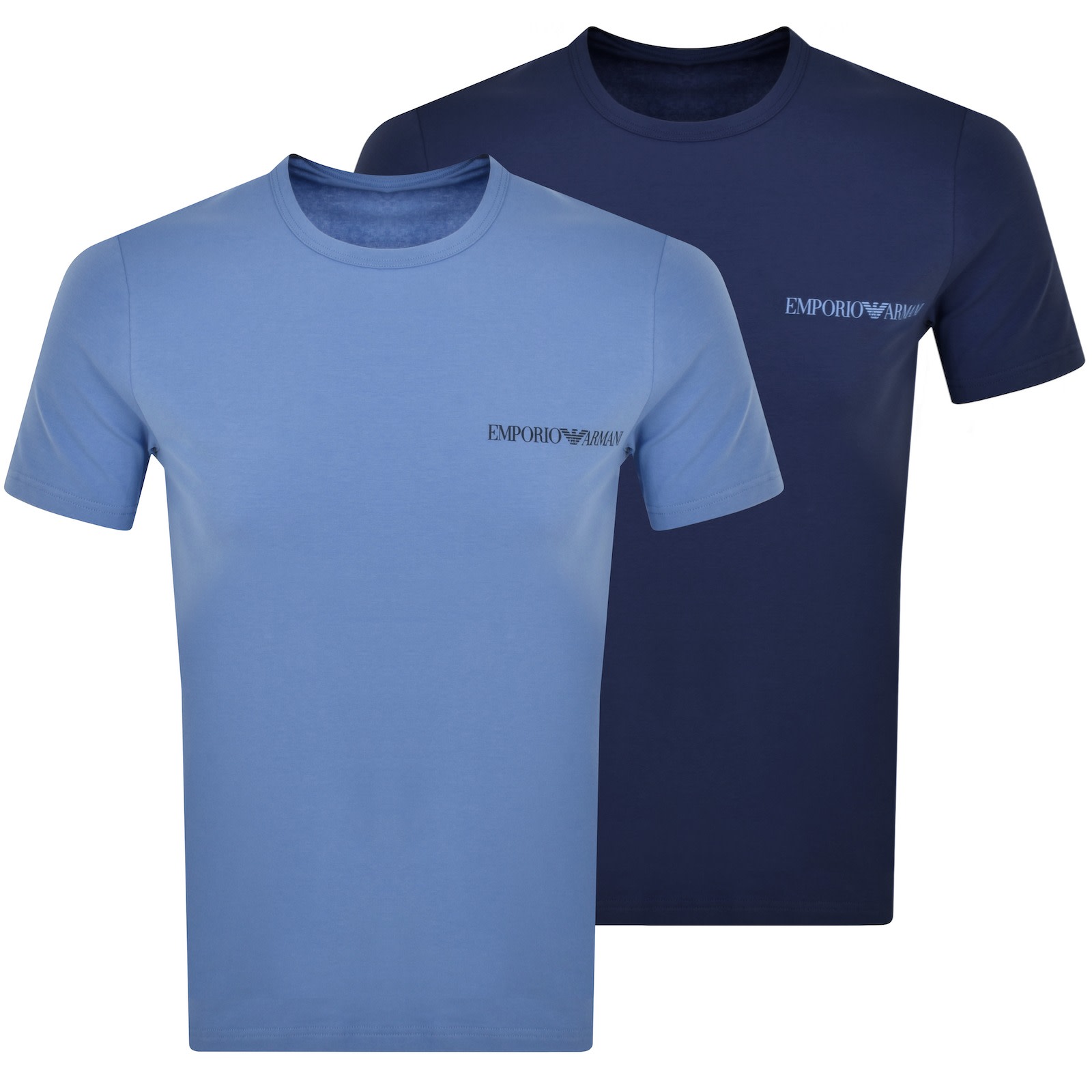 Emporio Armani Lounge 2 Pack T Shirts Mainline Menswear