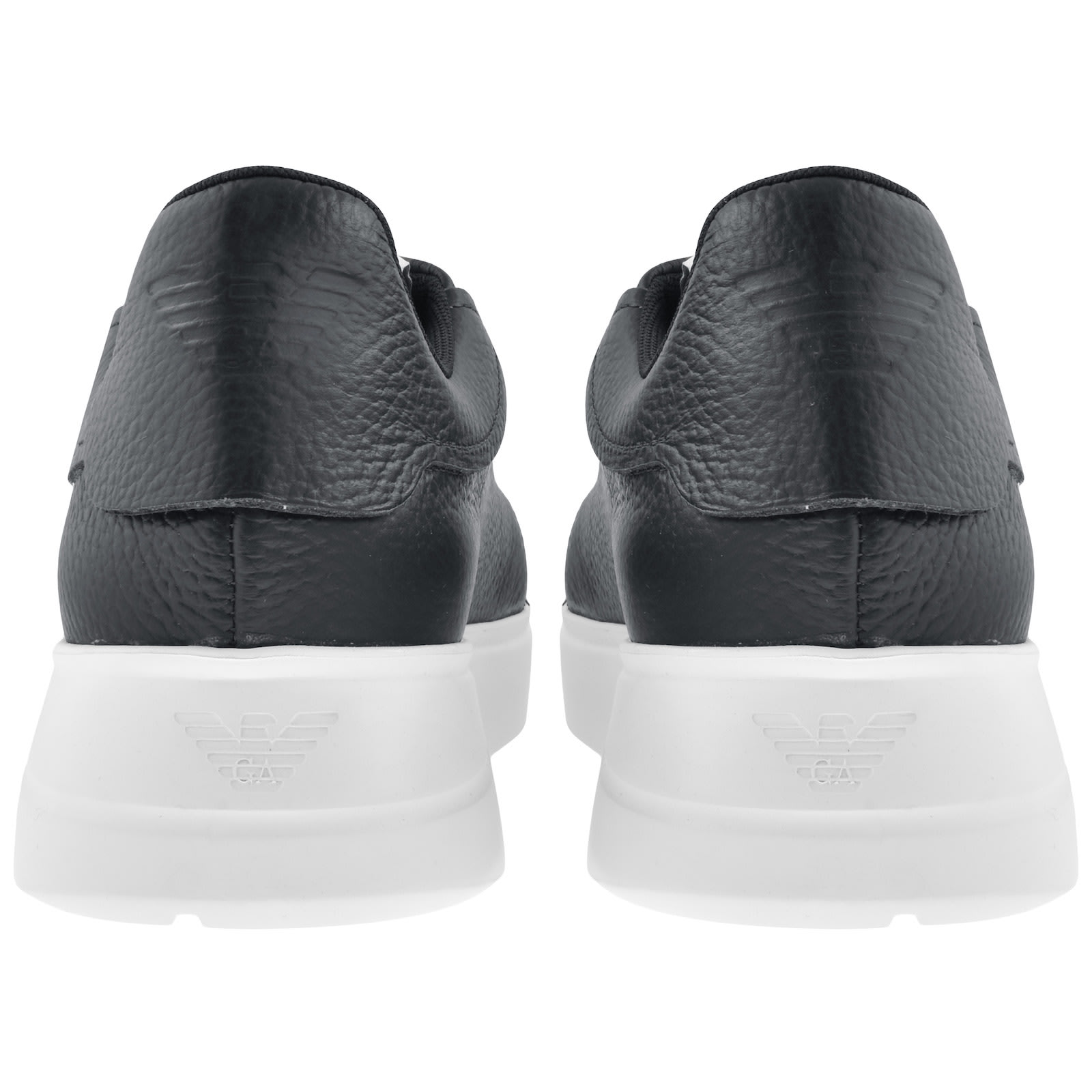 Armani navy trainers new arrivals