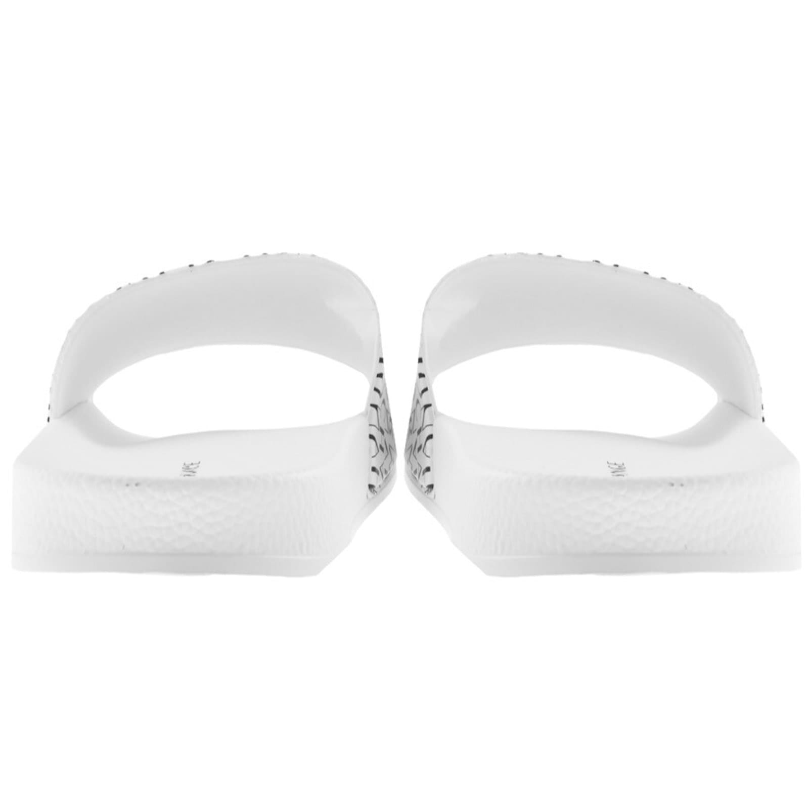 Armani sliders white store