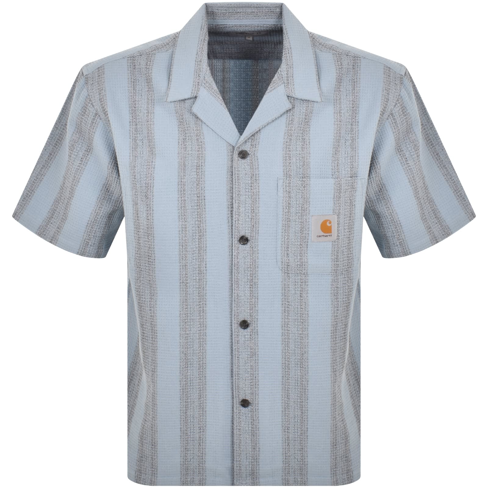 Carhartt WIP Dodson Short Sleeve Shirt Blue