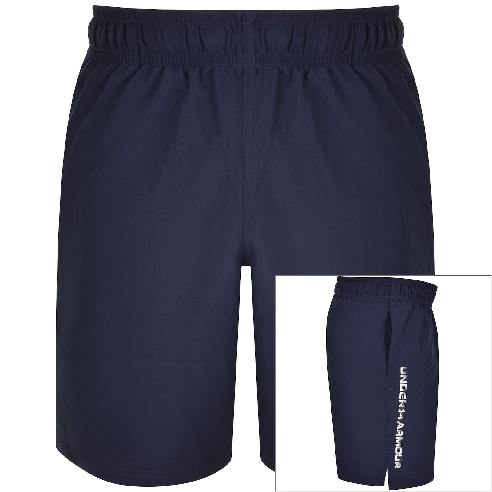 Under Armour Logo Shorts Navy Mainline Menswear Denmark
