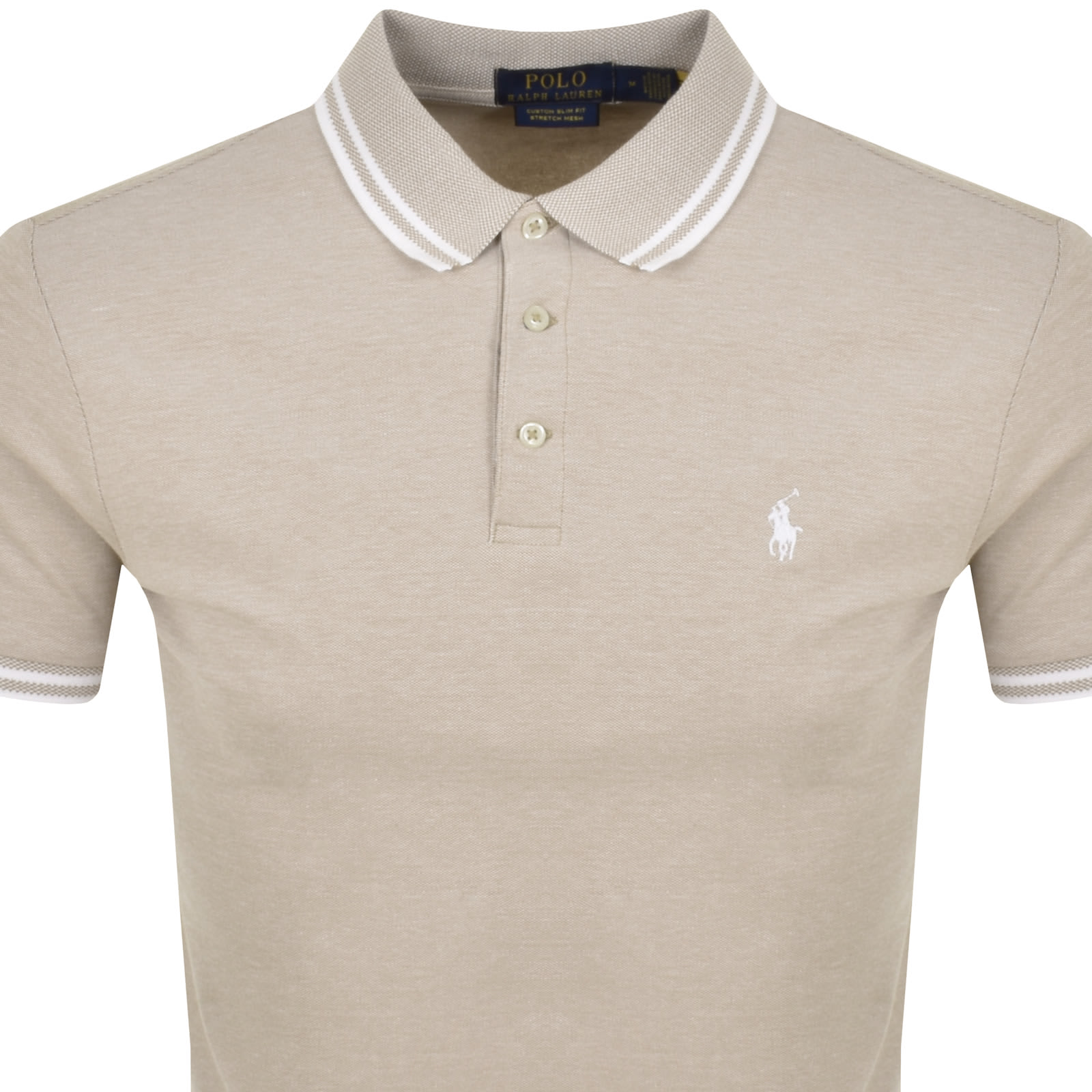Beige polo ralph lauren top