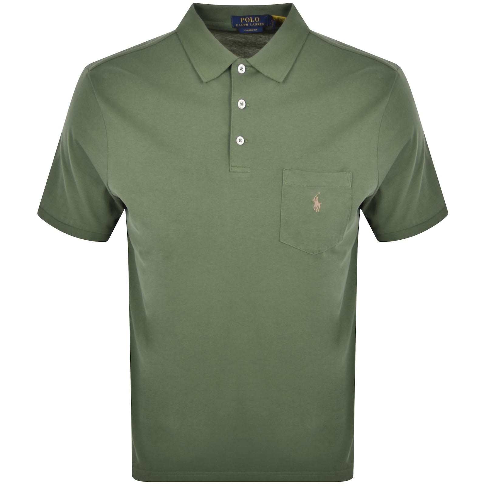 Ralph Lauren Classic Polo T Shirt Green Mainline Menswear Denmark