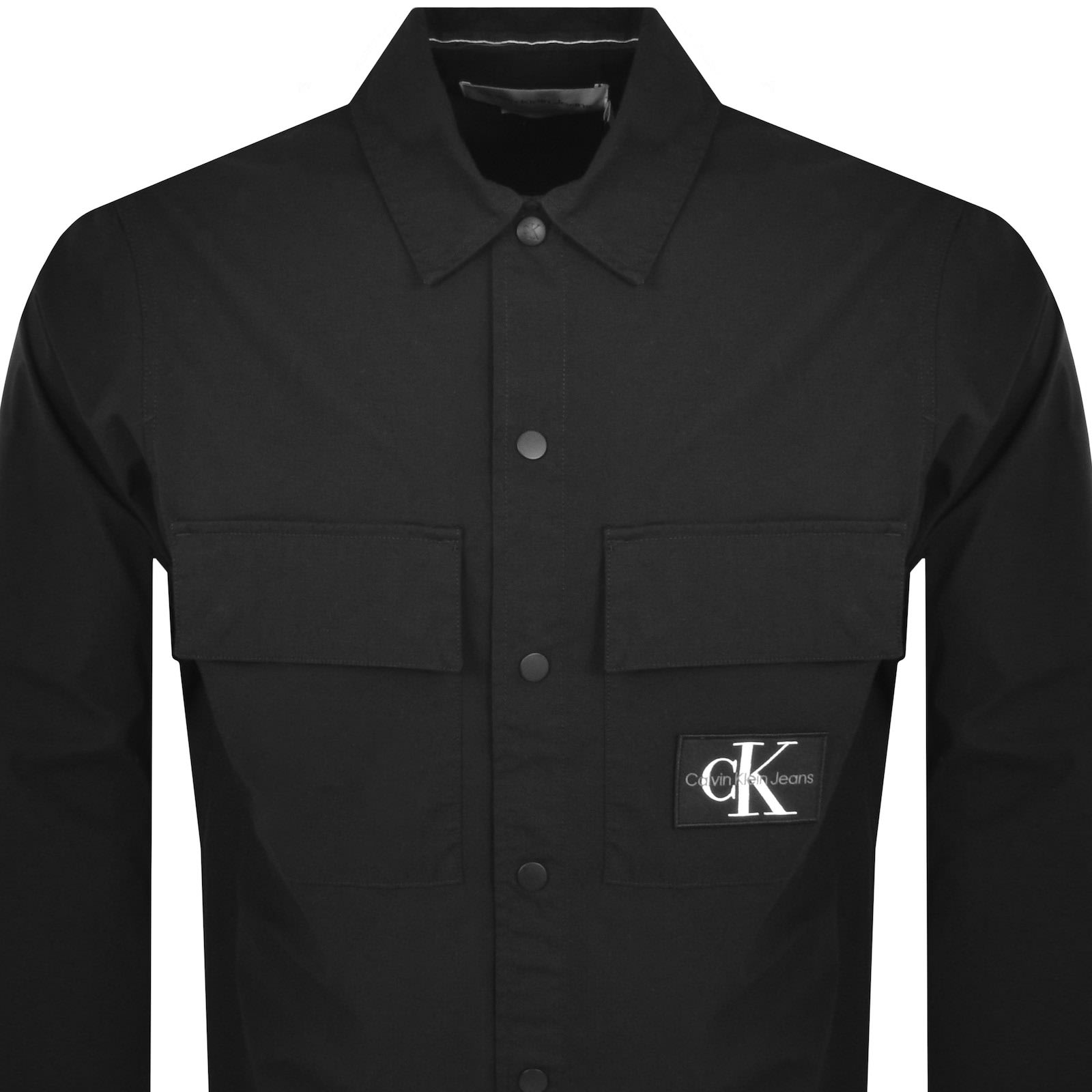 Black calvin klein jean jacket new arrivals