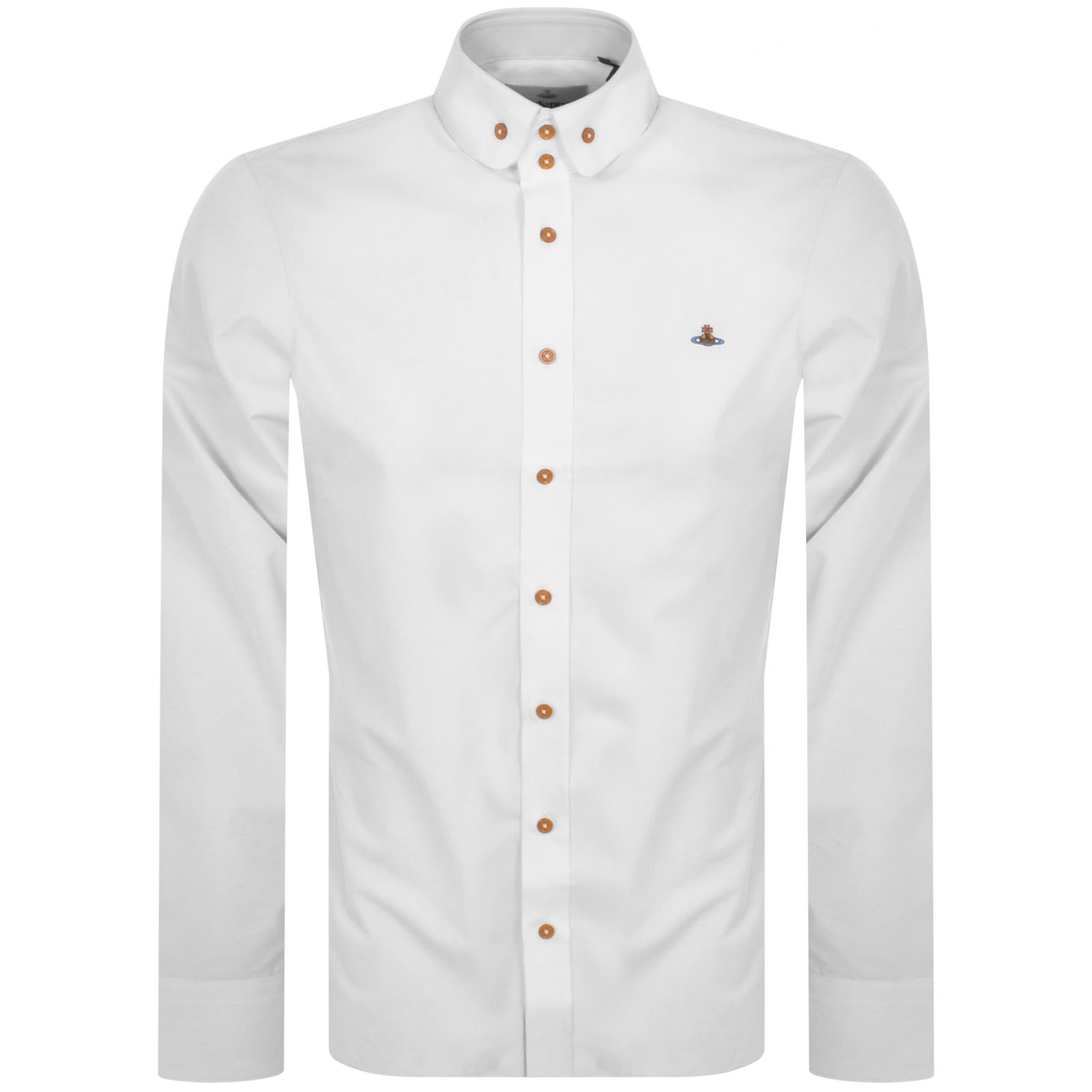 Vivienne Westwood Krall Long Sleeved Shirt White | Mainline 