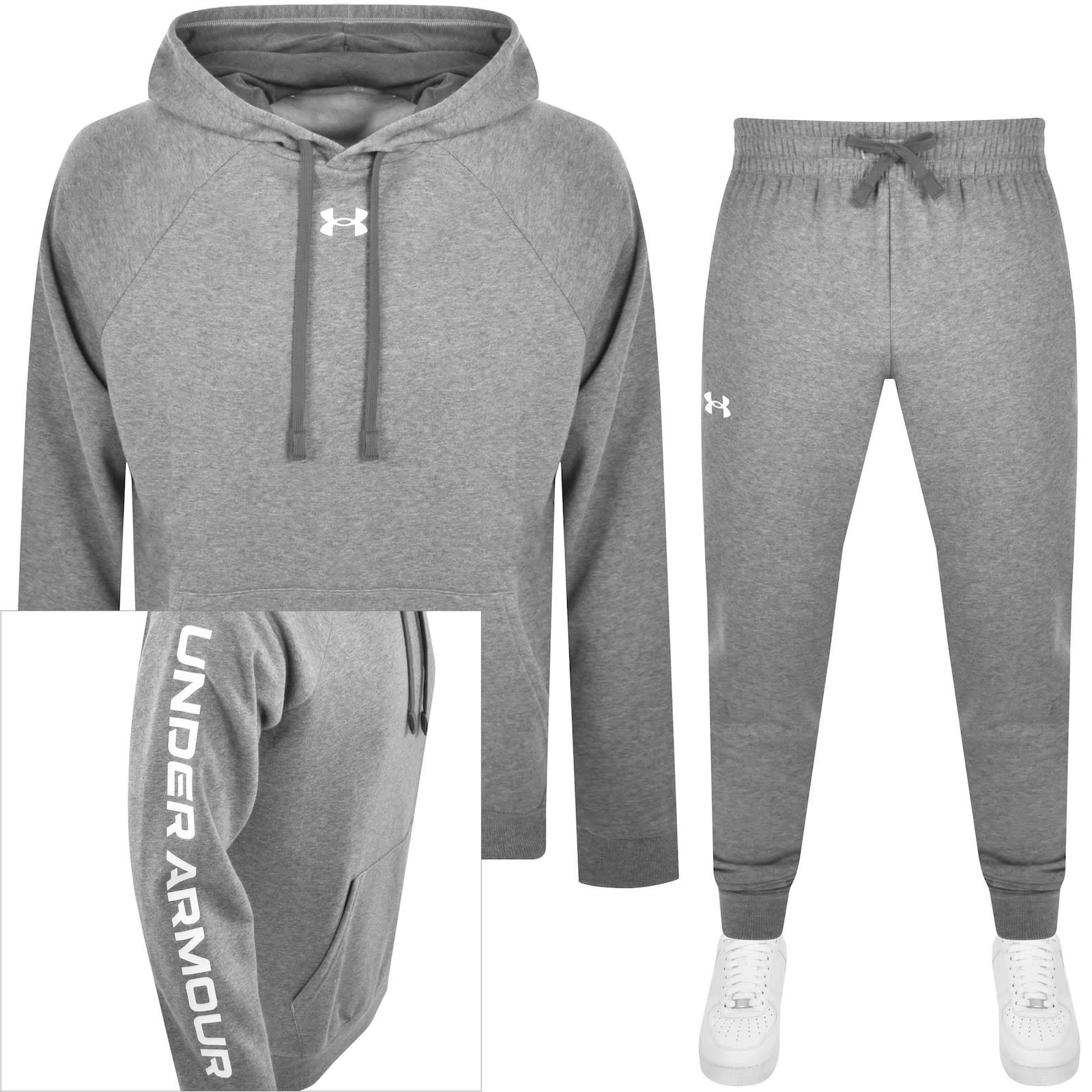 Under Armour Rival Tracksuit Grey Mainline Menswear Denmark