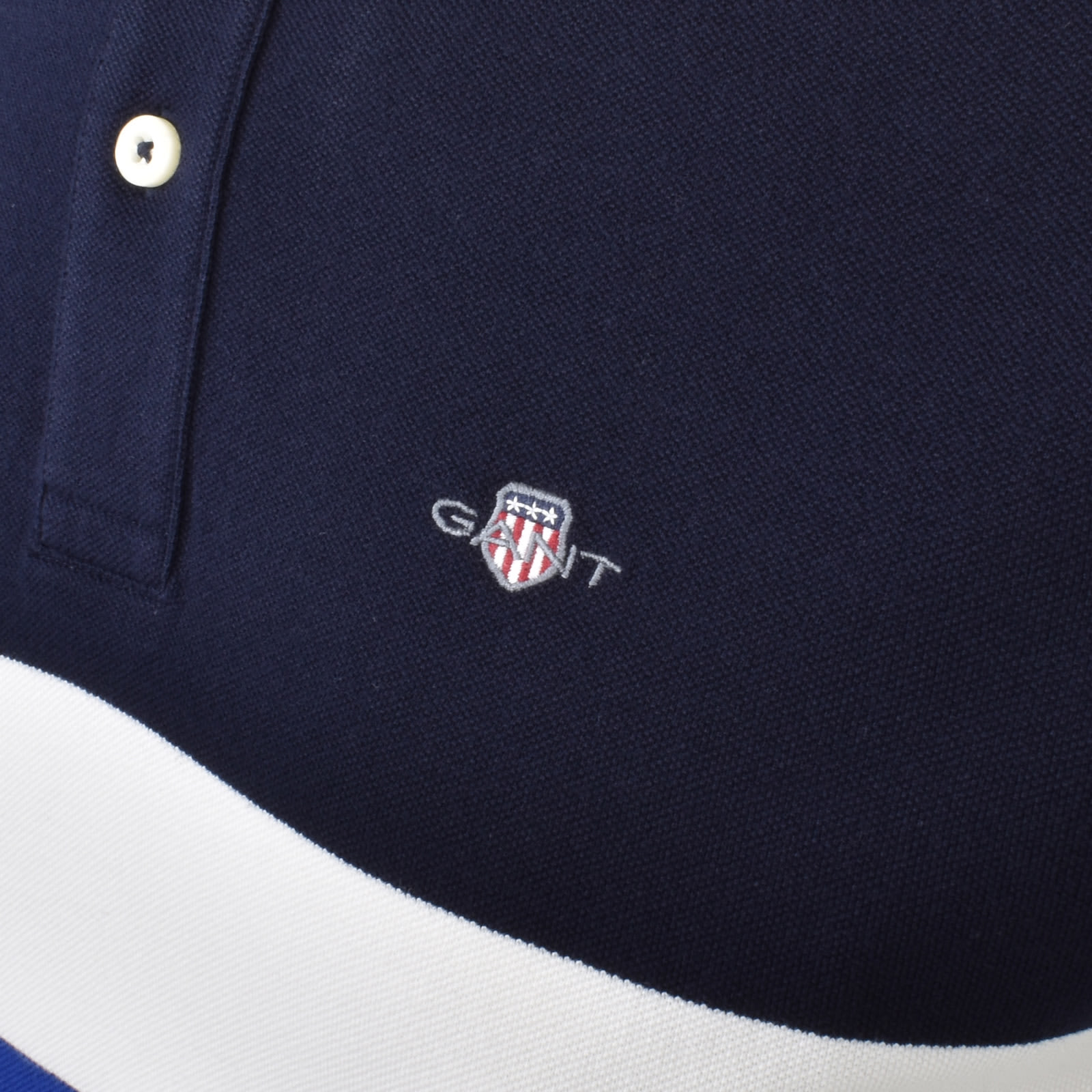 Gant navy polo shirt top
