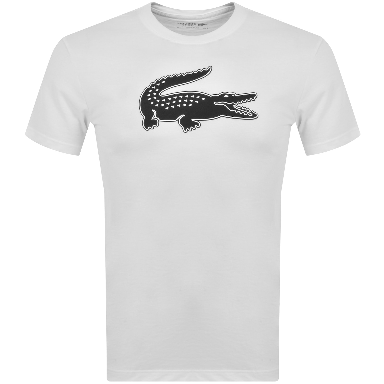 Lacoste Sport Crew Neck T Shirt White
