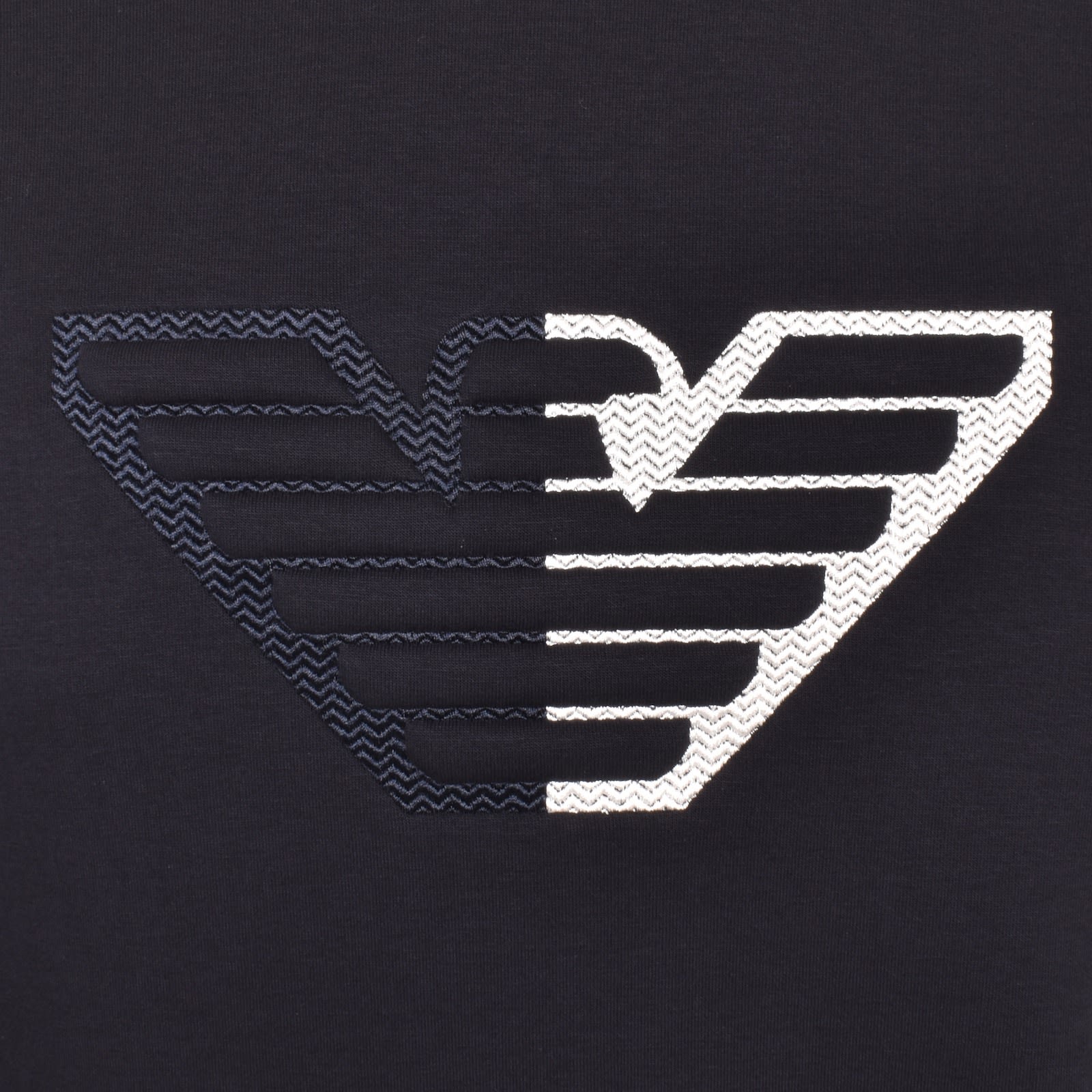 Emporio Armani Crew Neck Logo Sweatshirt Navy