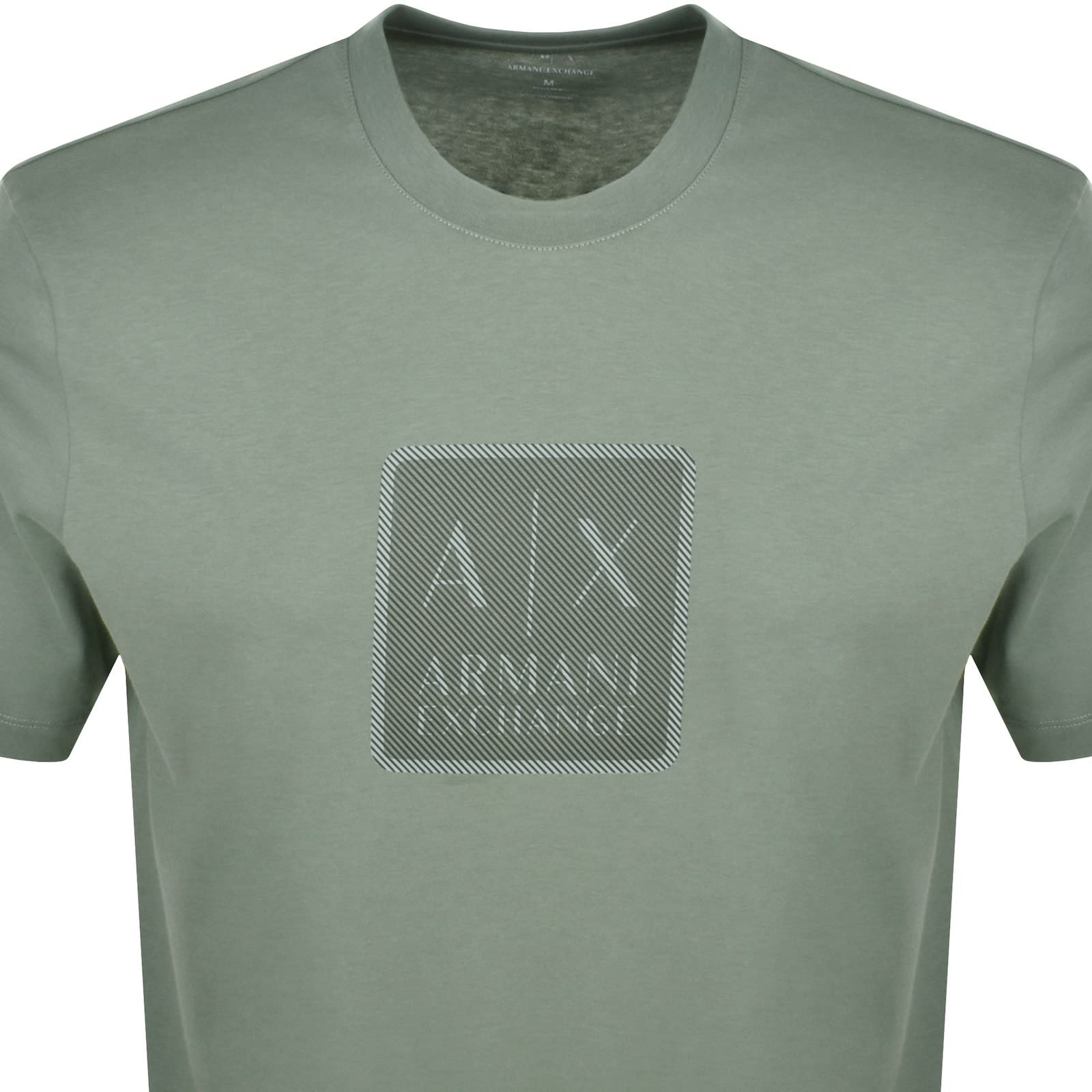 Armani exchange green t shirt hotsell