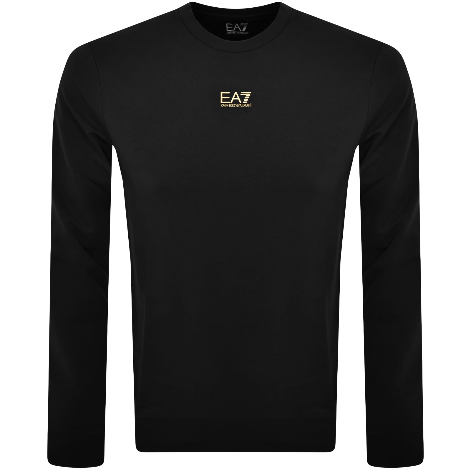 EA7 Emporio Armani Logo Sweatshirt Black Mainline Menswear