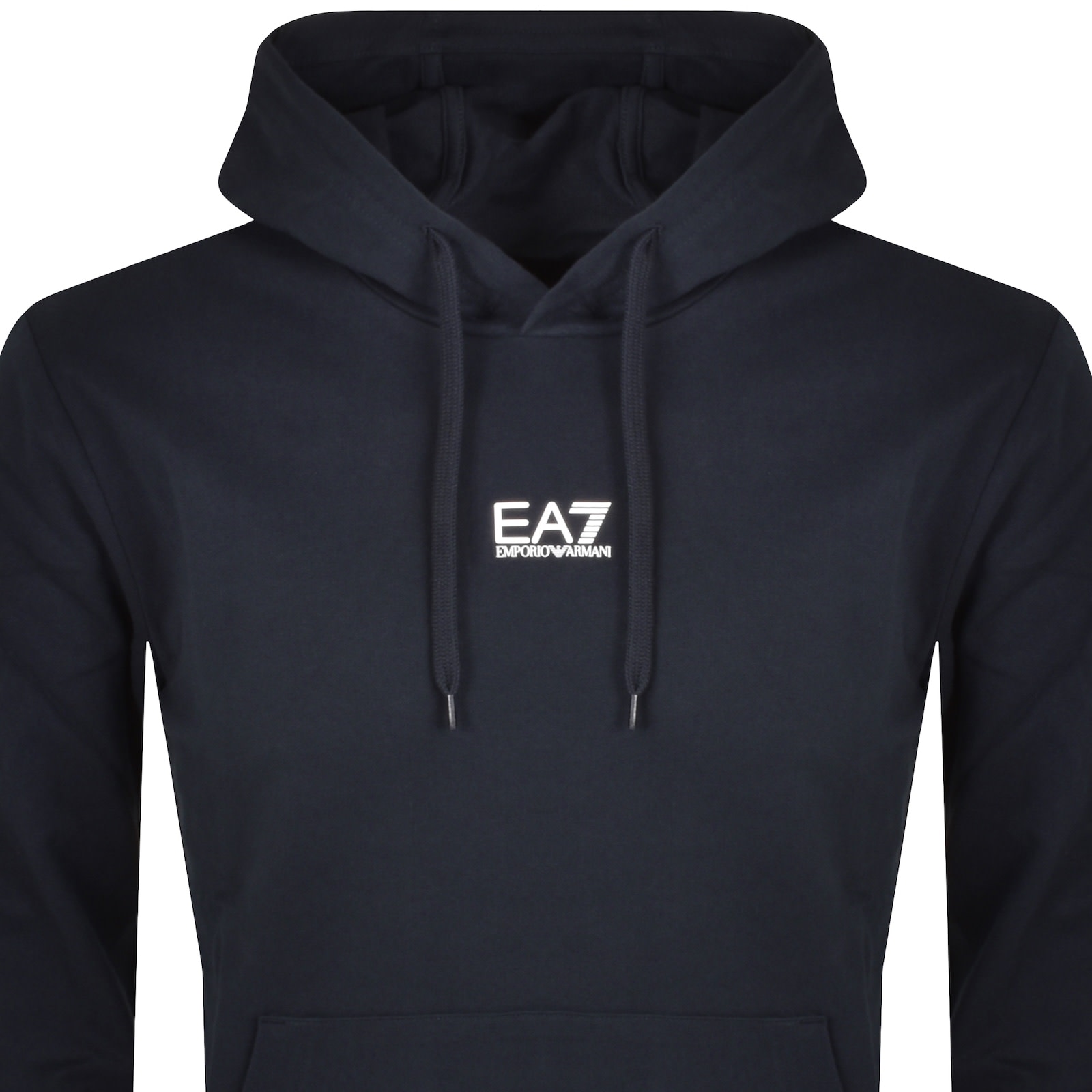 Ea7 emporio armani logo hoodie black cheap