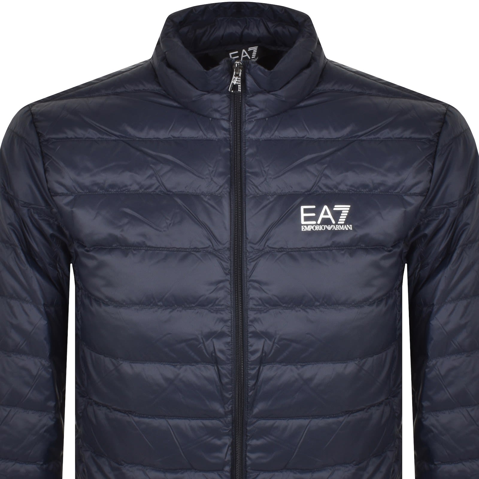 EA7 Emporio Armani Quilted Jacket Blue