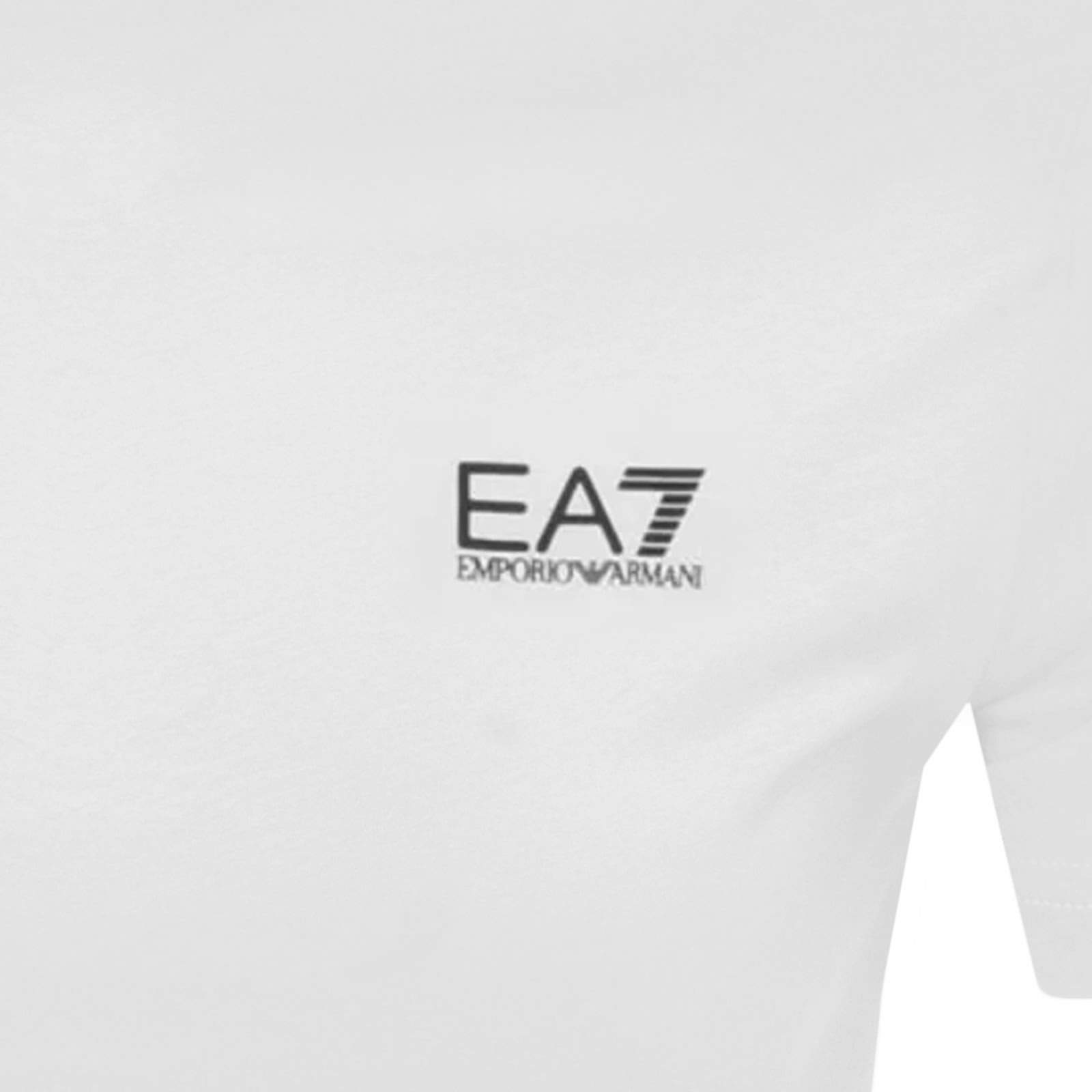 Ea7 white t shirt deals