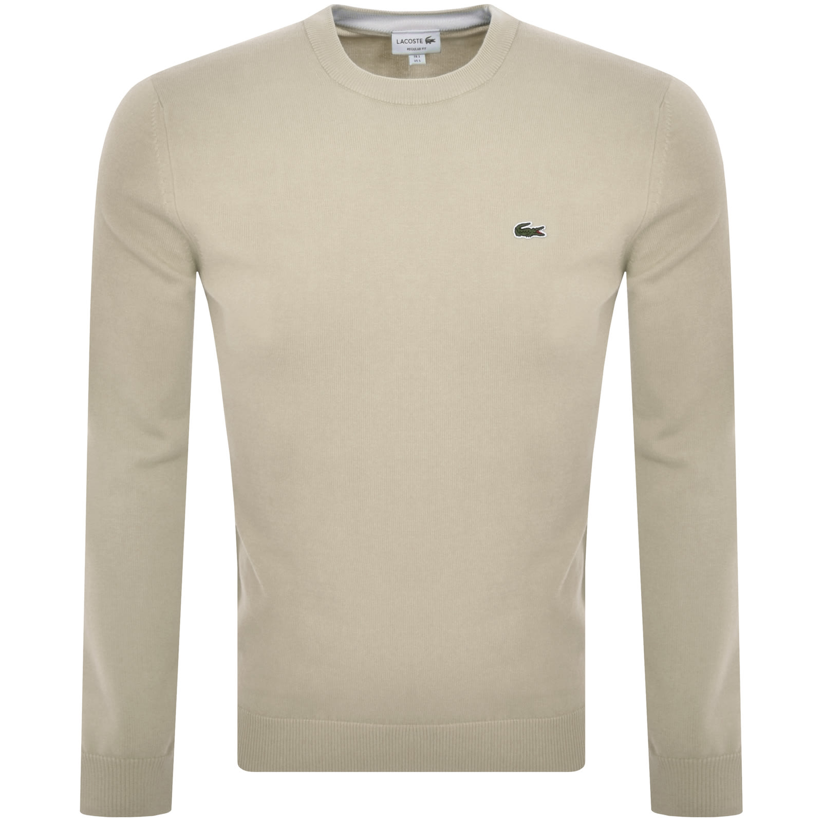 Lacoste crew neck knit jumper top