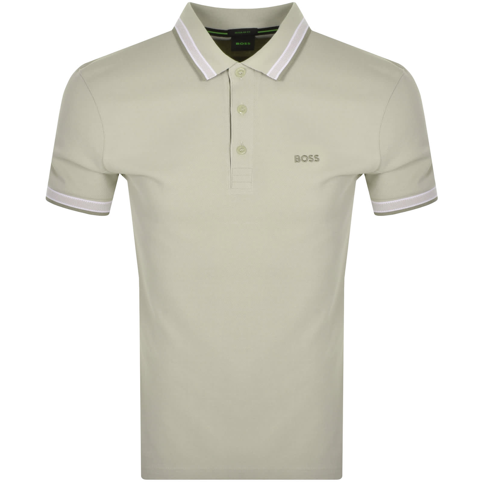 Boss Shirt Paddy male beige plain colored size 4XL