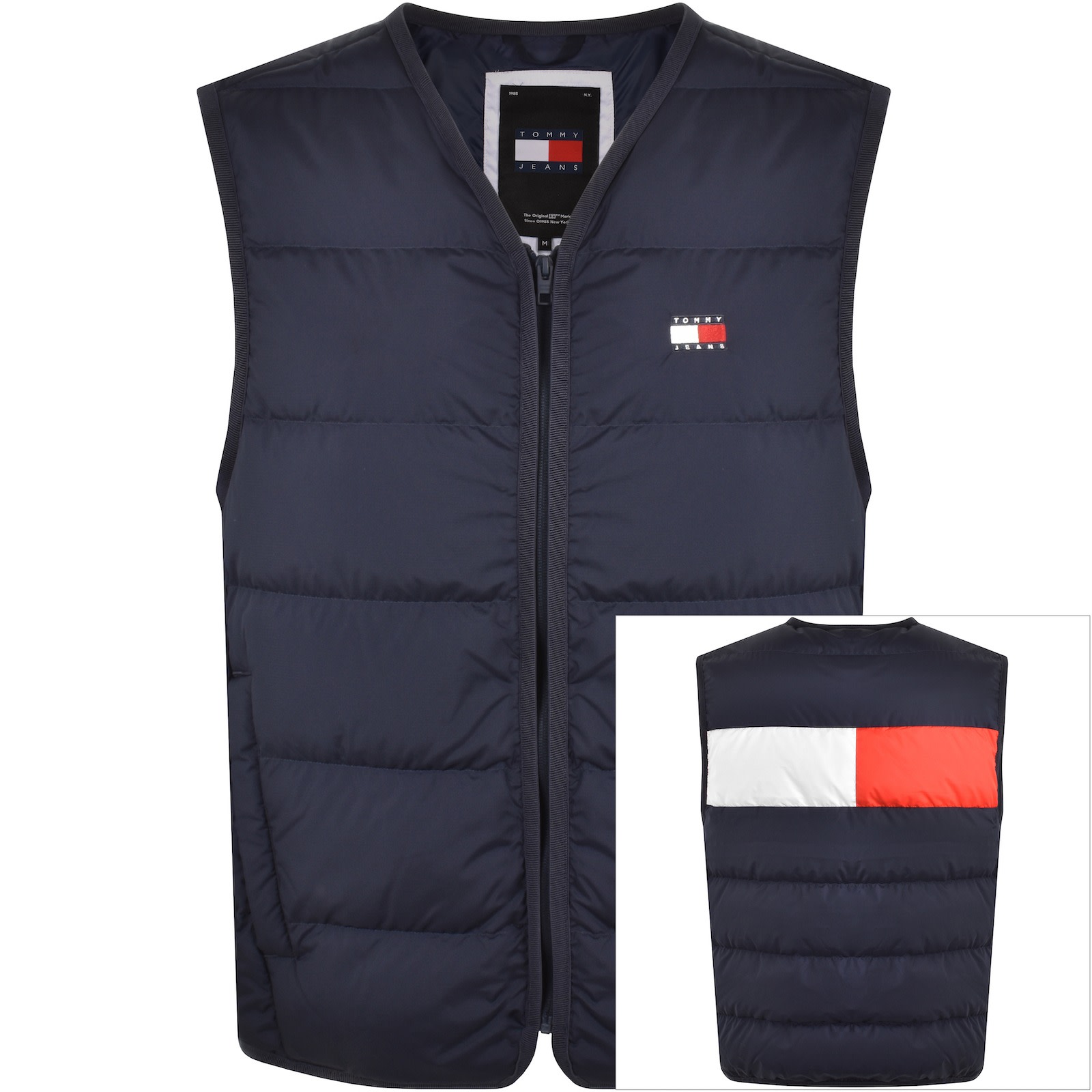 Tommy Jeans Down Gilet Navy Mainline Menswear Canada