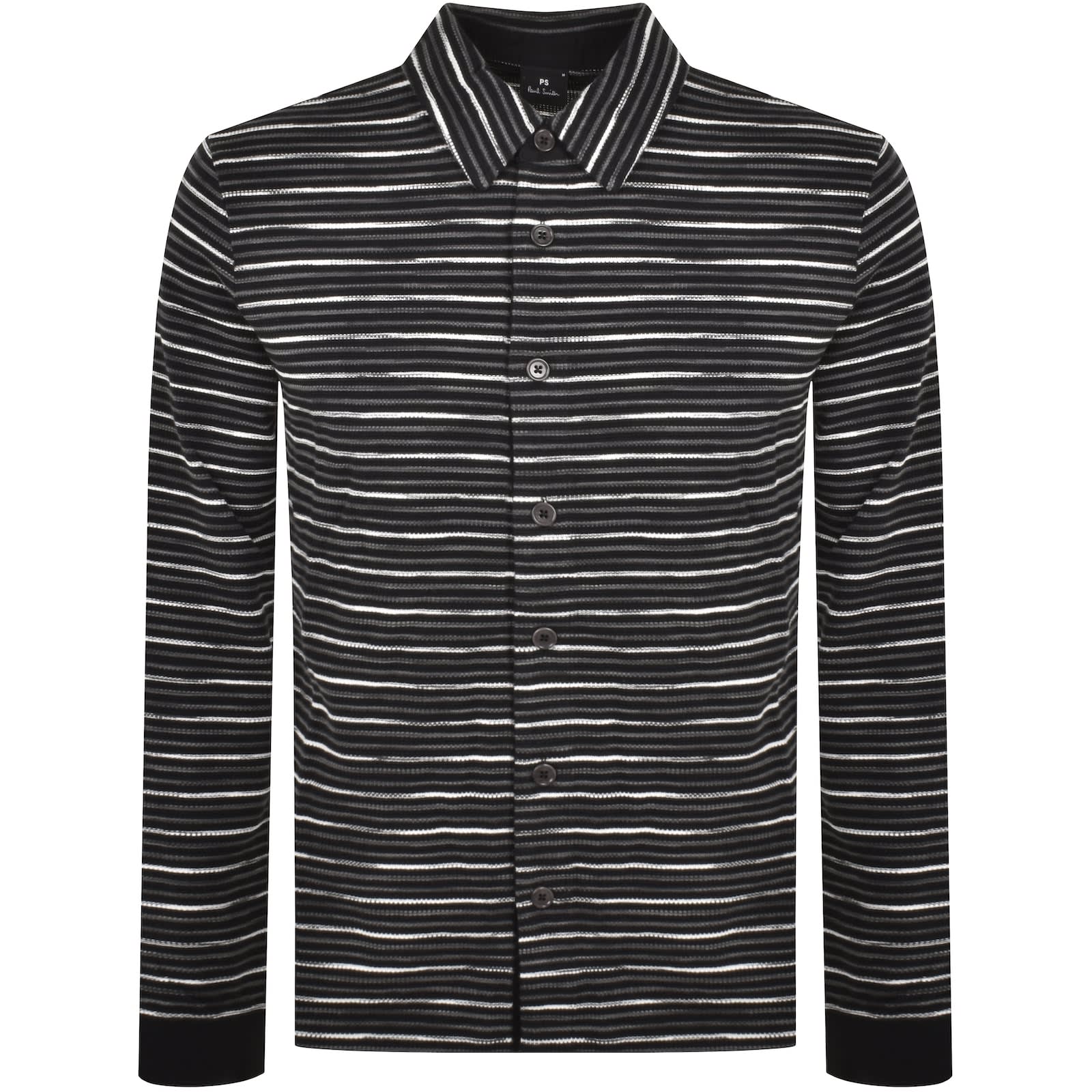 Paul Smith Long Sleeve Regular Fit Shirt Black Mainline Menswear Australia