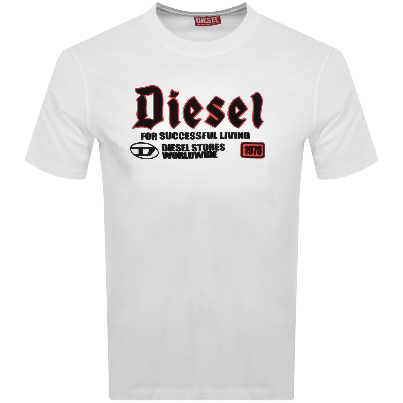 Diesel T Adjust K1 T Shirt White | Mainline Menswear United States