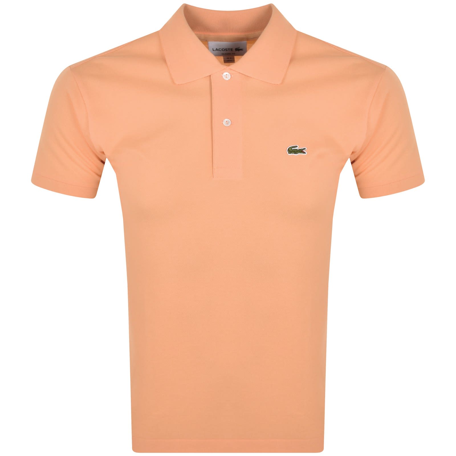Lacoste Classic Fit Polo T Shirt Orange Mainline Menswear Denmark