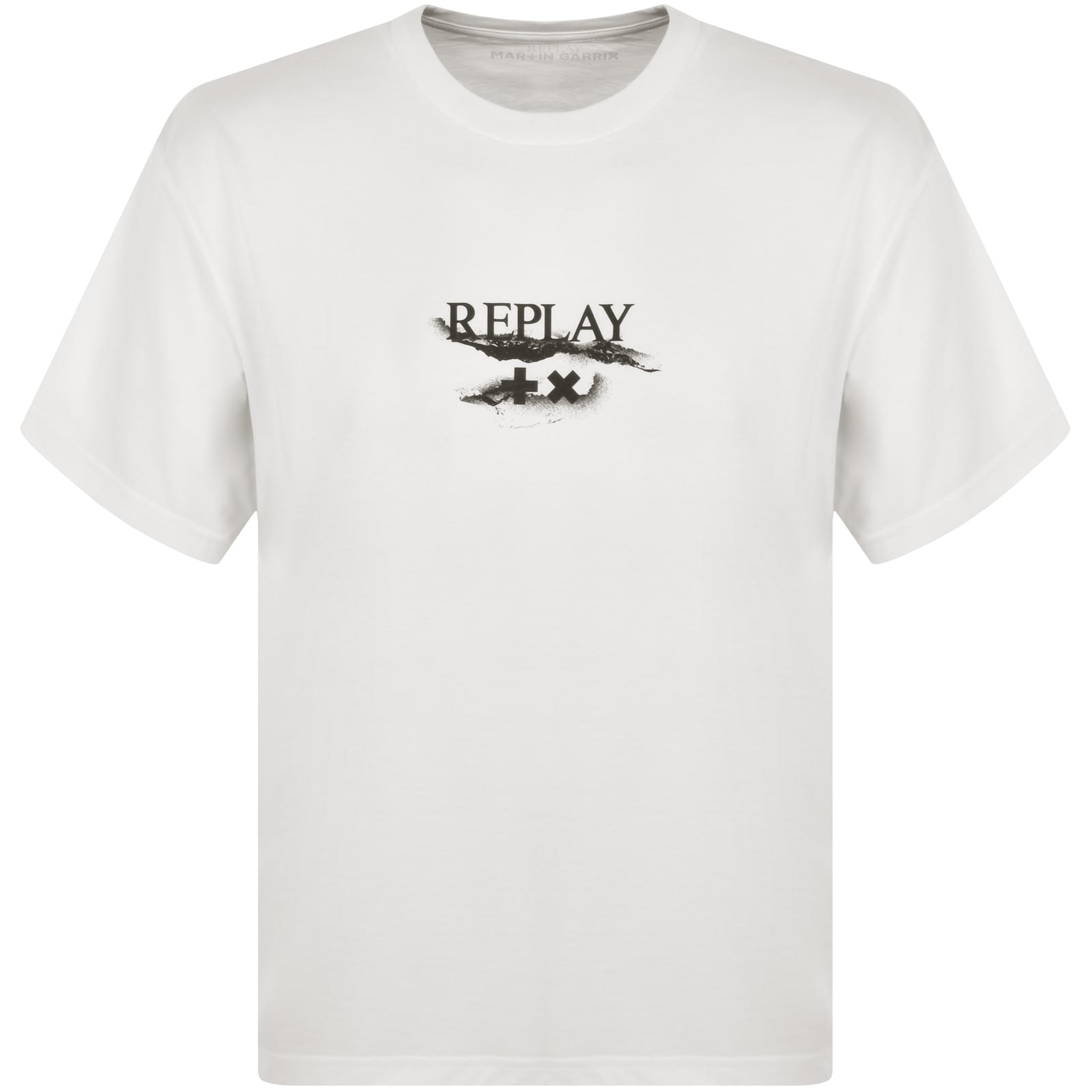 Replay X Martin Garrix Logo T Shirt White | Mainline Menswear United States