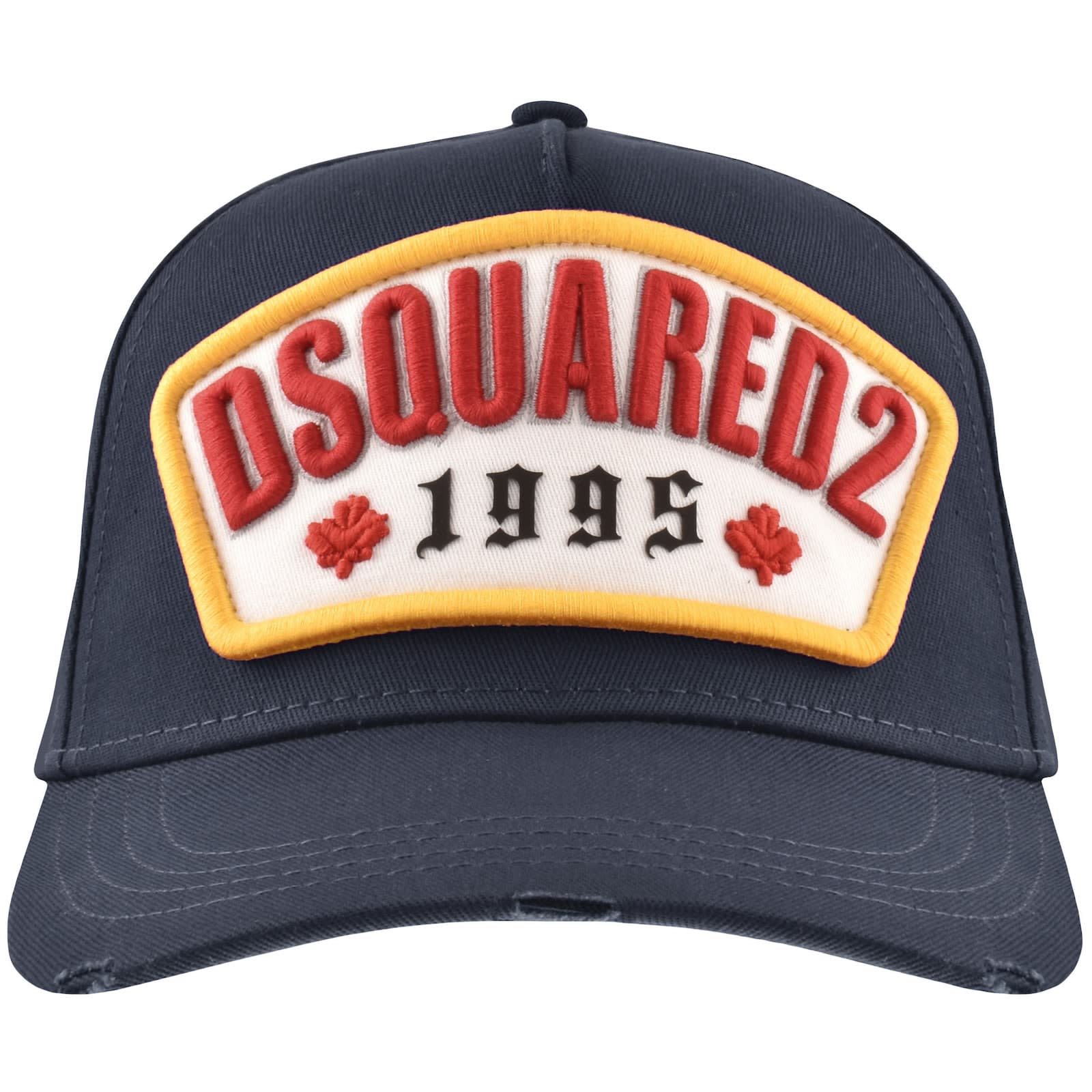 DSQUARED2 Baseball Cap Navy Mainline Menswear