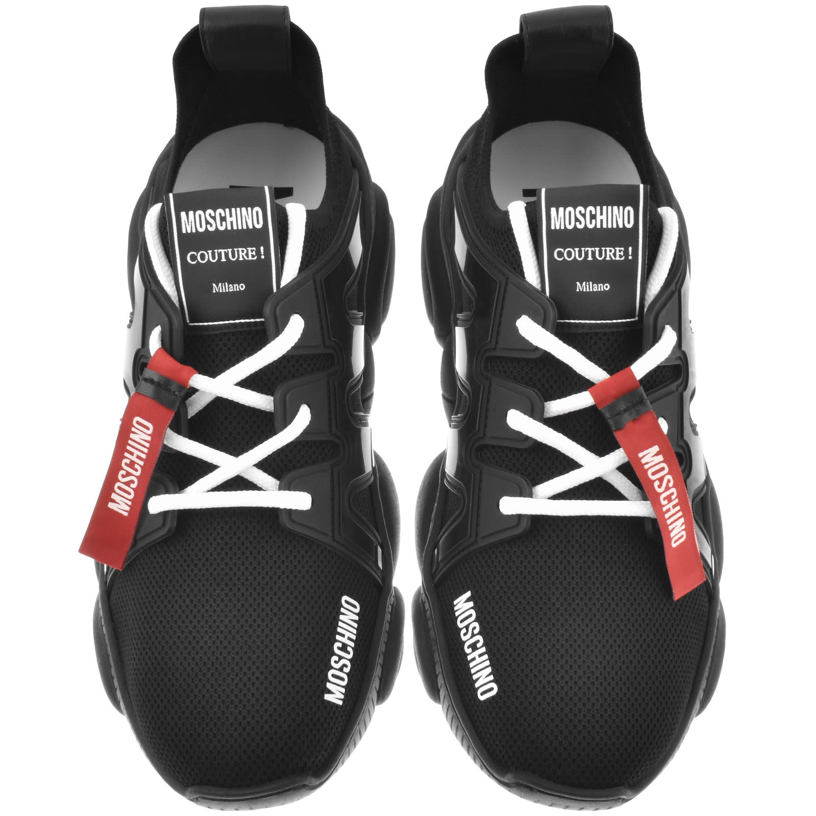 Moschino Logo Trainers Black