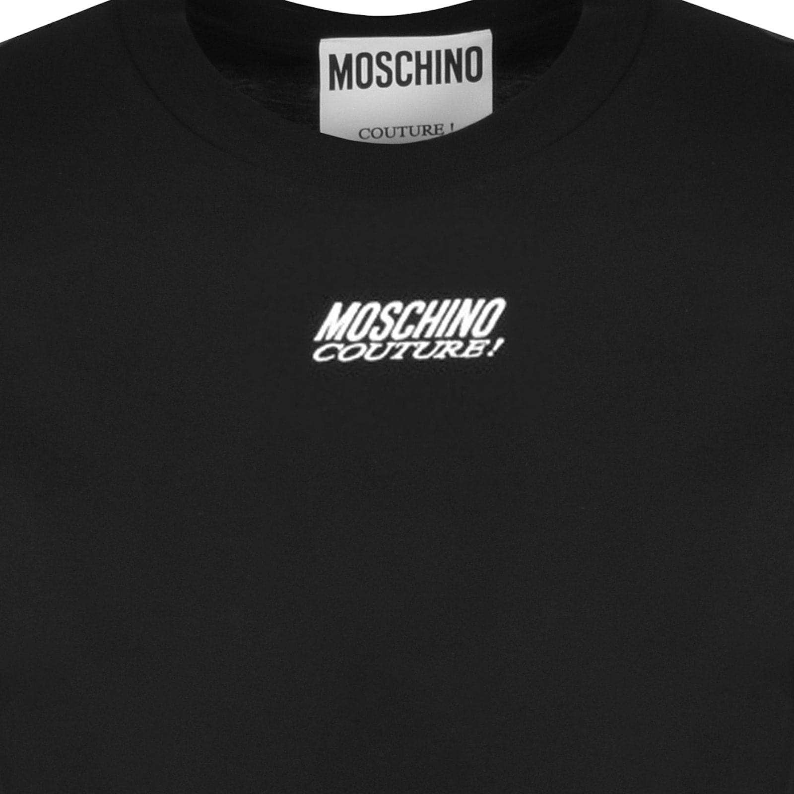 Moschino Logo T Shirt BlackMoschino Logo T Shirt Black Male Large