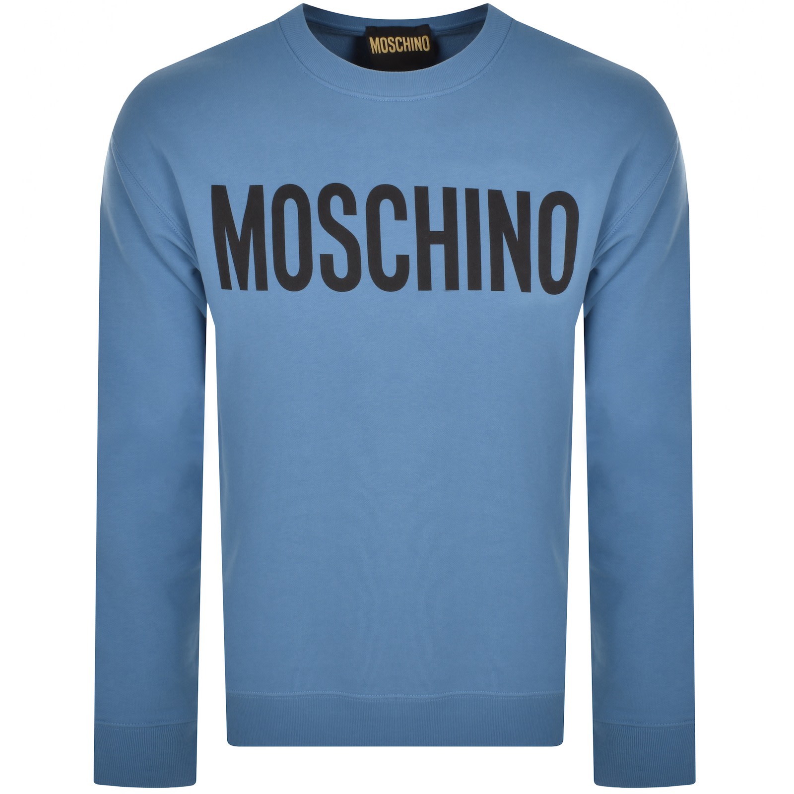 Moschino Logo Sweatshirt Blue Mainline Menswear