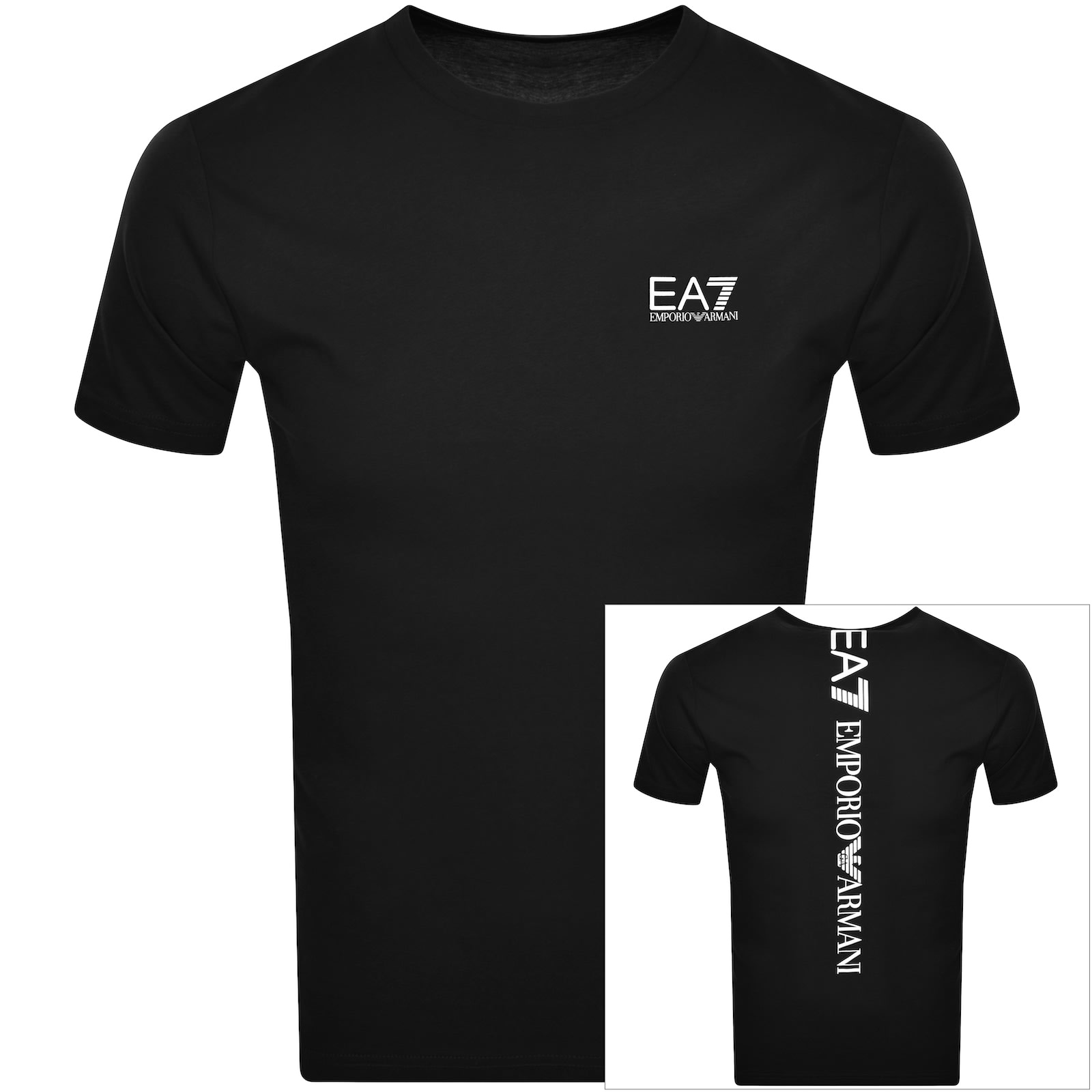 Ea7 logo t shirt on sale