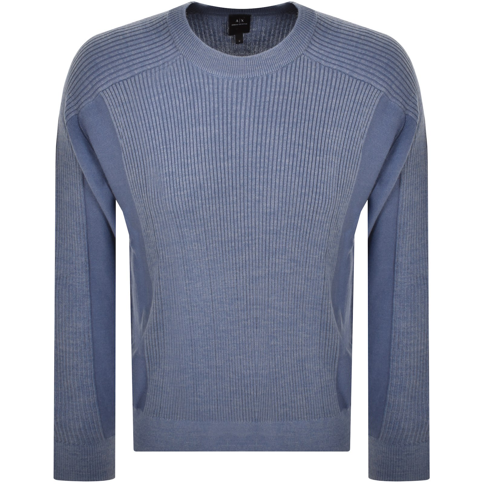Armani Exchange Pullover Knit Jumper Blue male Medium