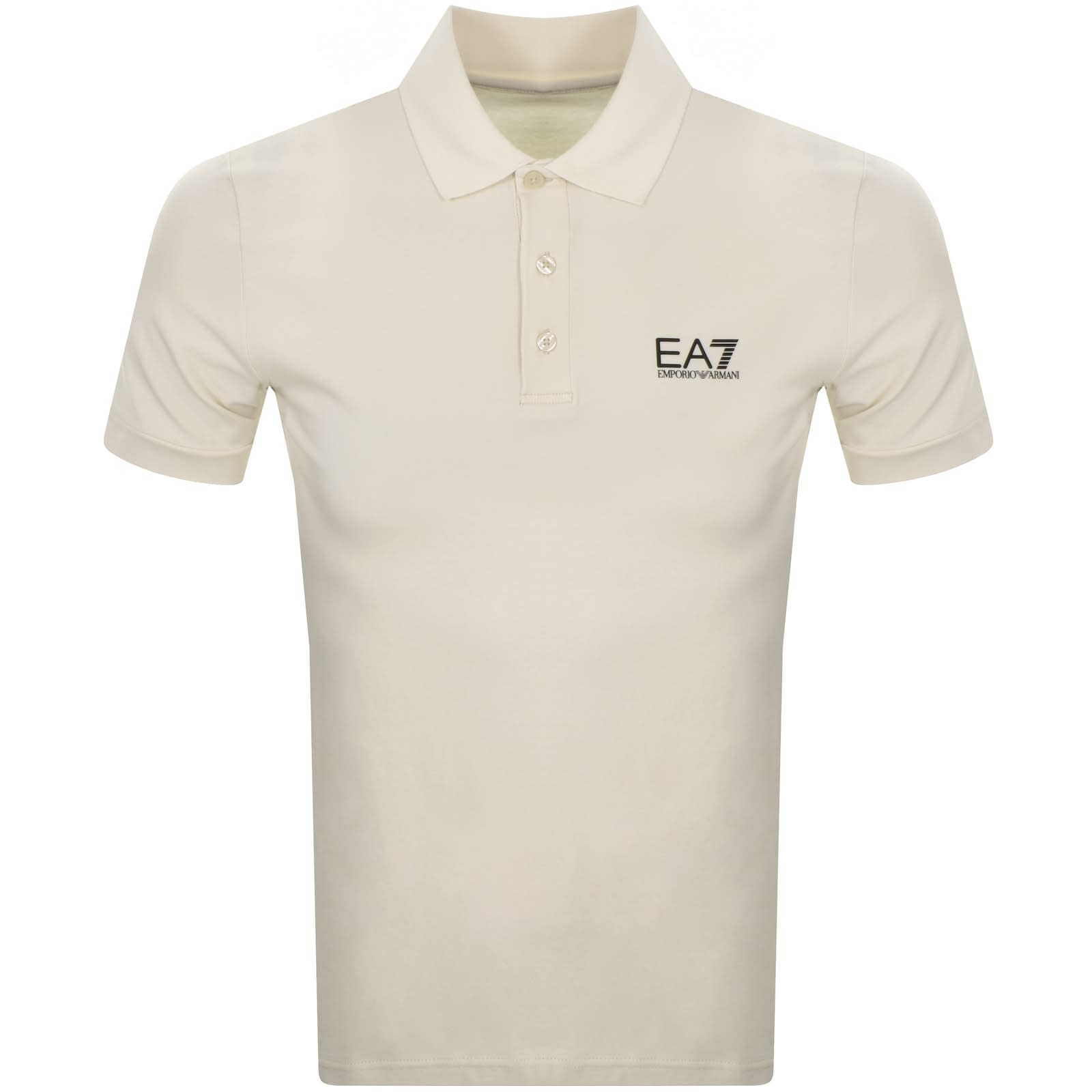 Ea7 polo shirt white outlet