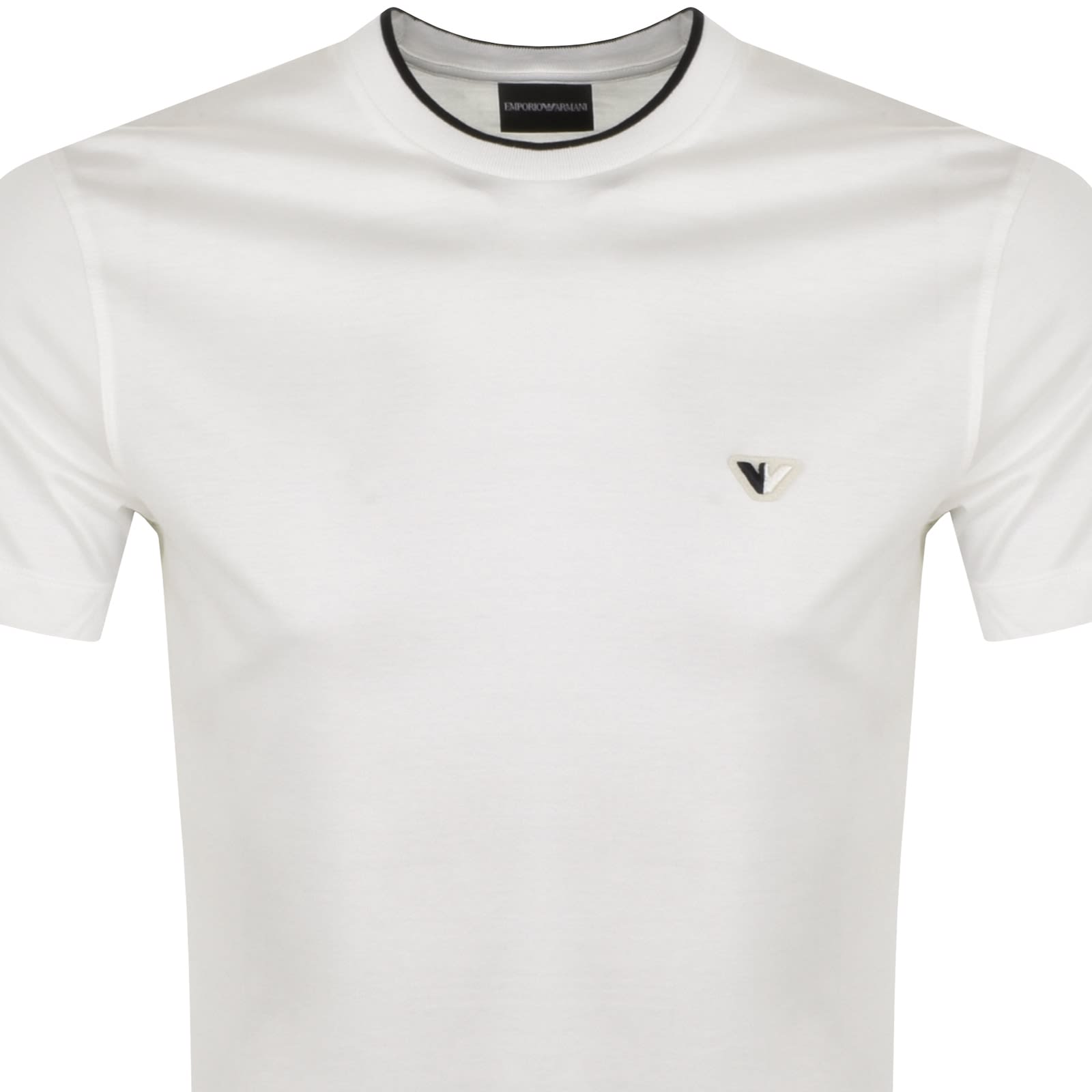 Emporio armani crew neck t shirt white shop