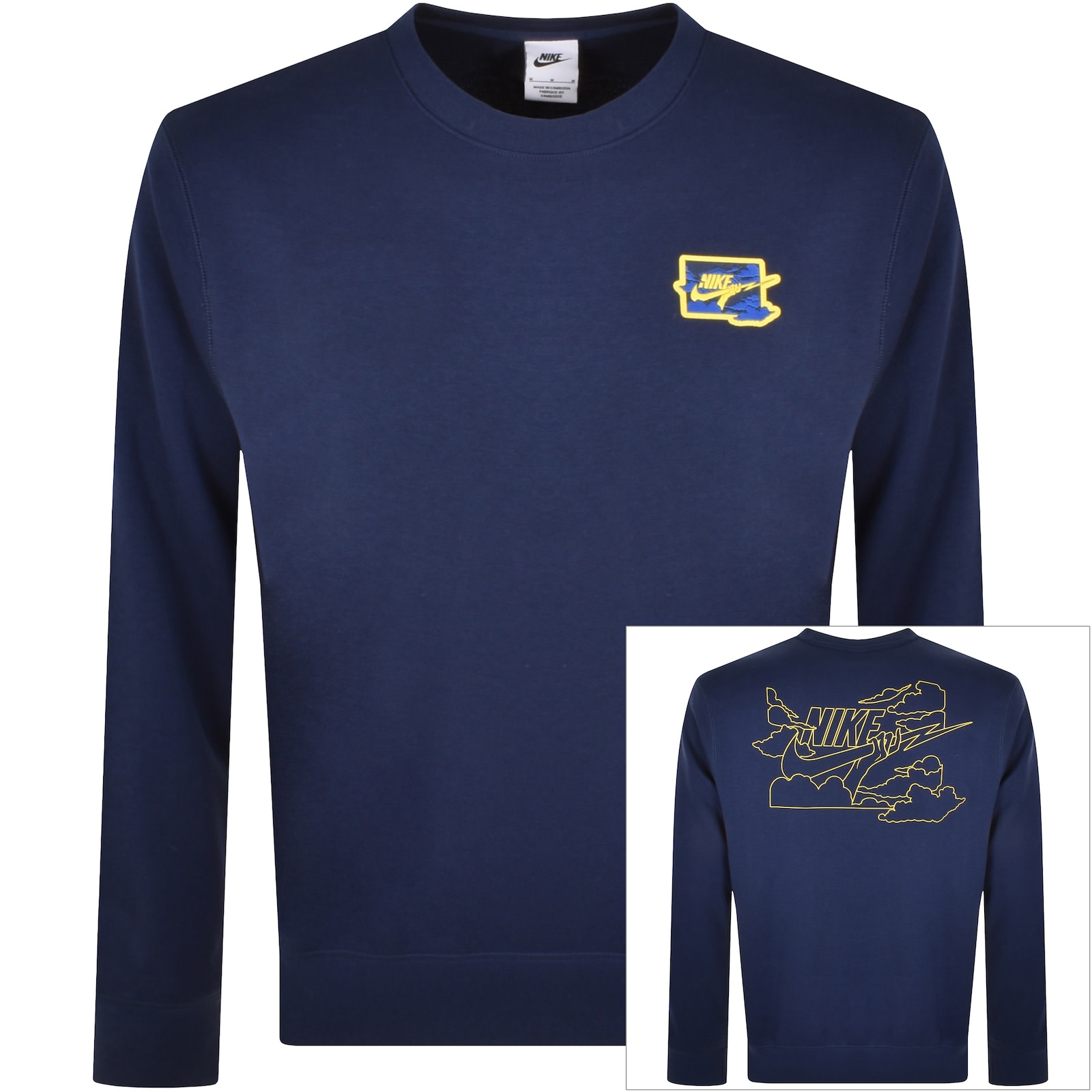 mens nike navy sweatshirt