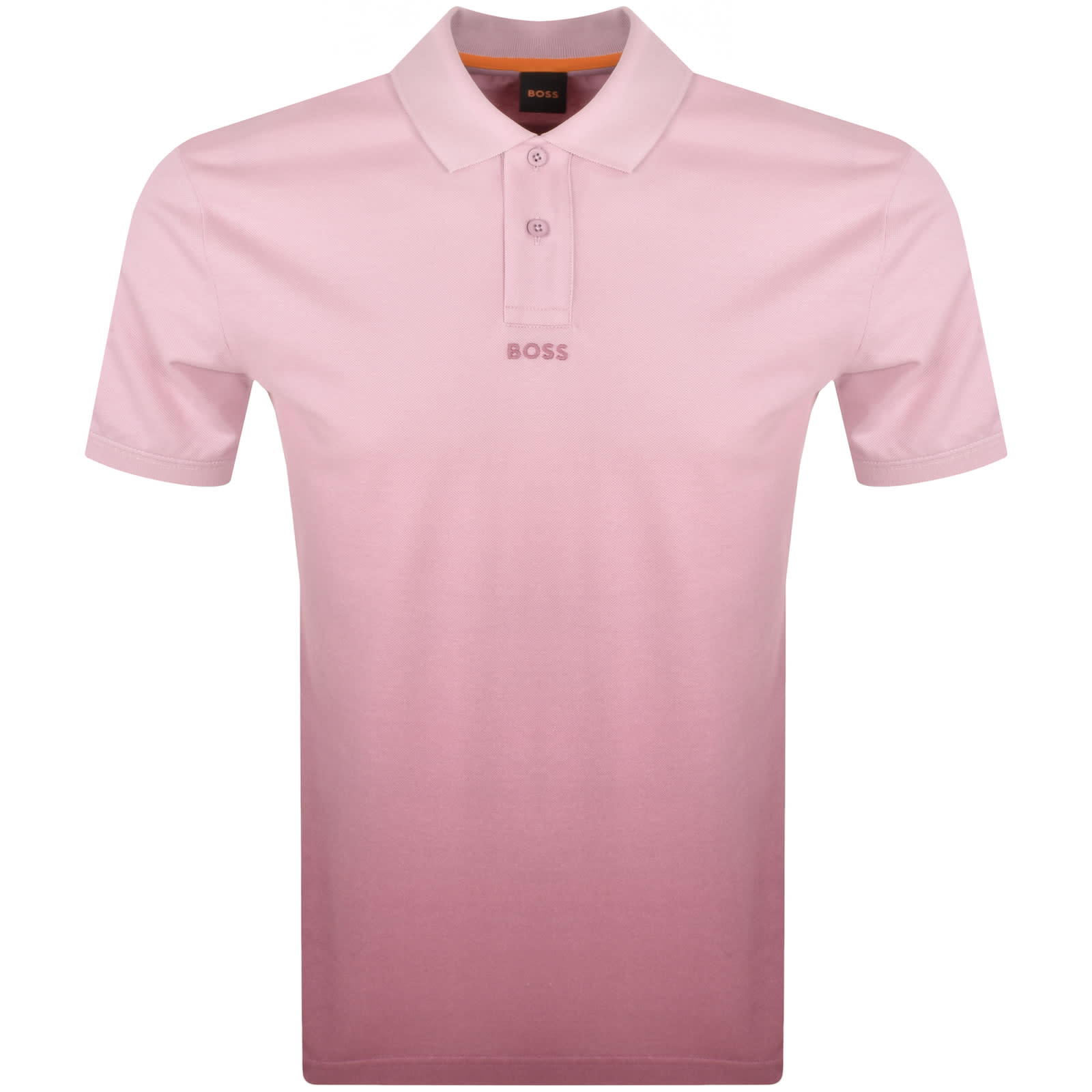 BOSS Pre Gradient Polo T Shirt Pink Mainline Menswear Canada